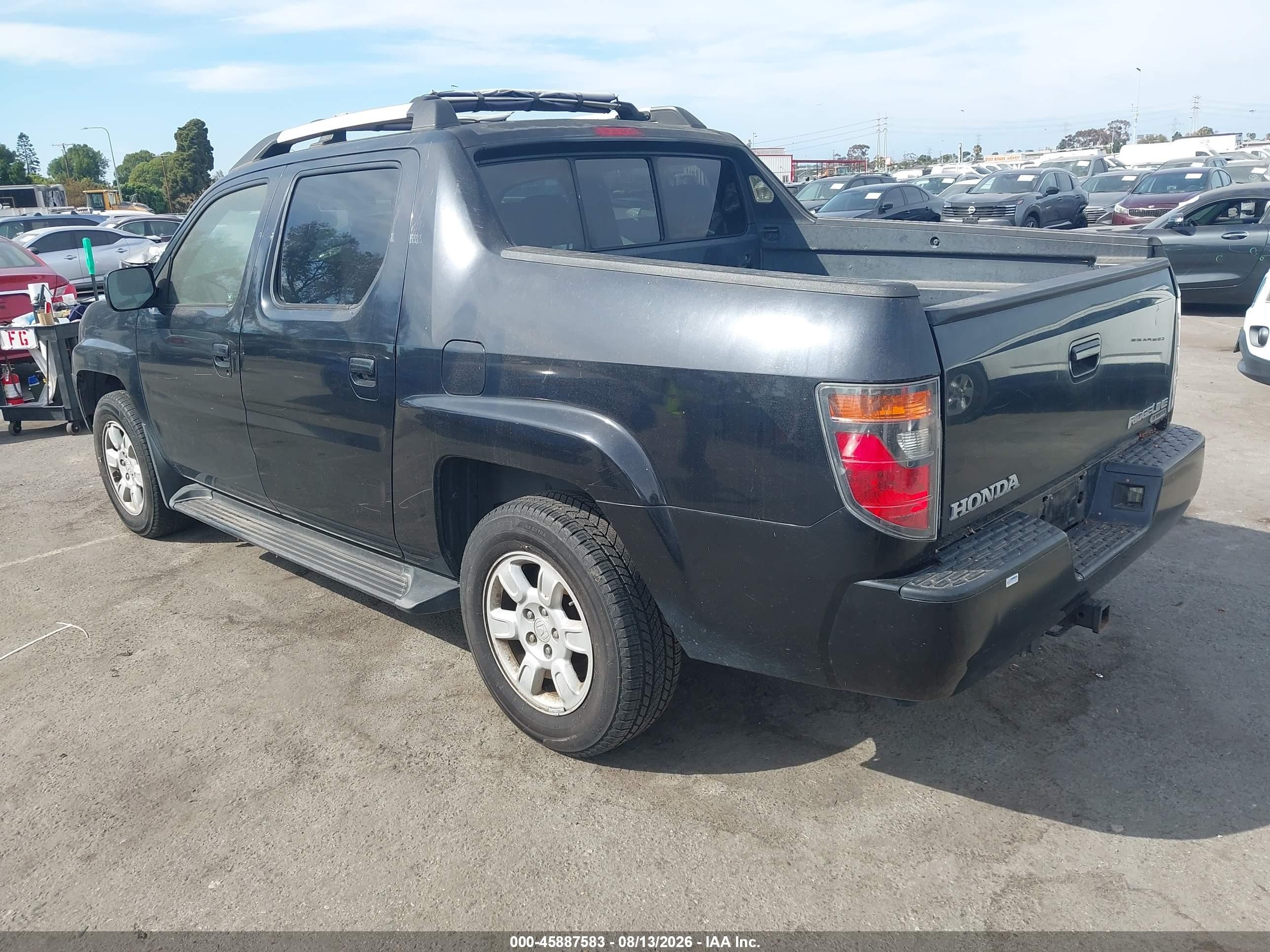 2006 Honda Ridgeline Rts Black vin: 2HJYK16456H541252