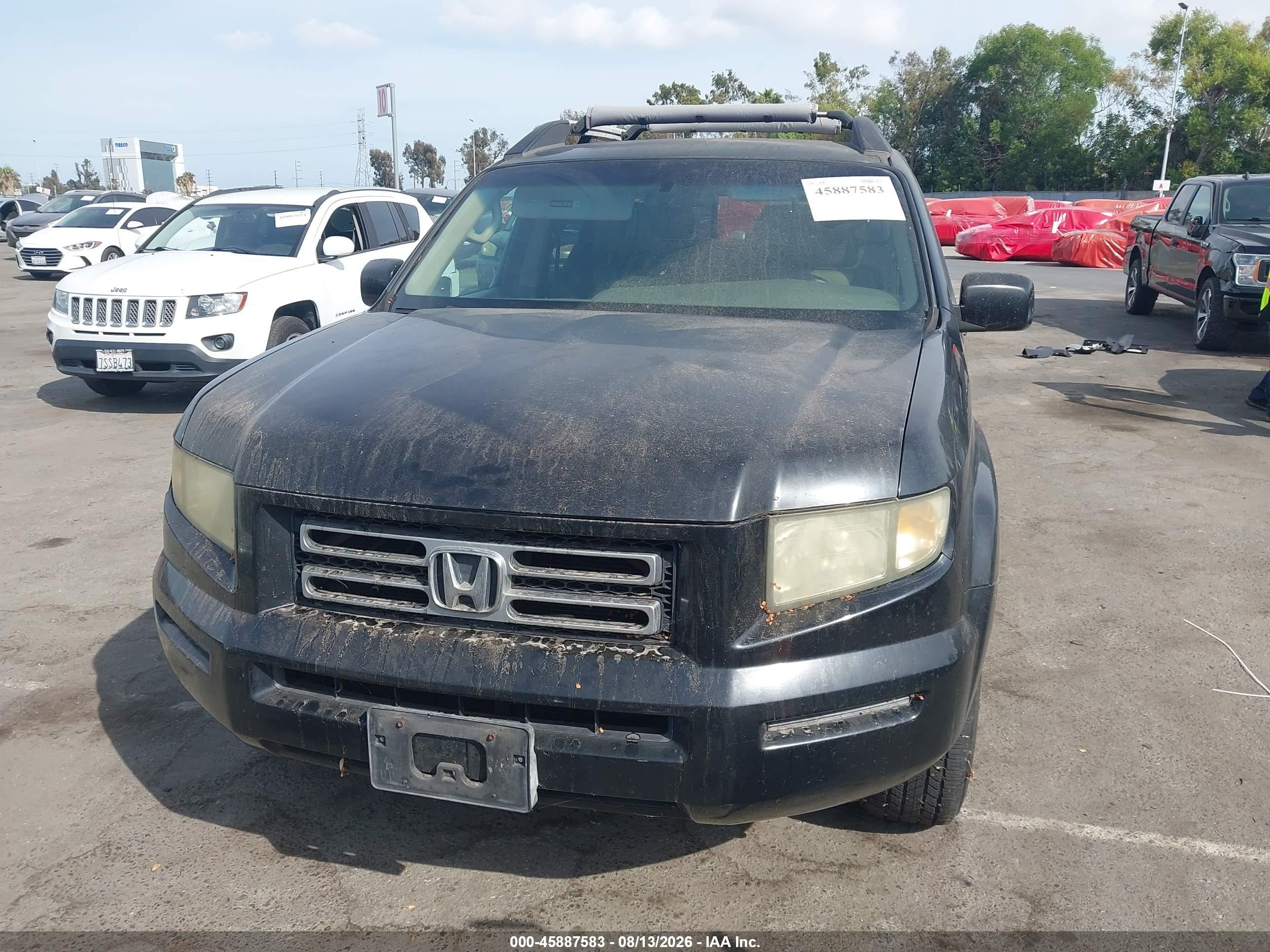 2006 Honda Ridgeline Rts Black vin: 2HJYK16456H541252