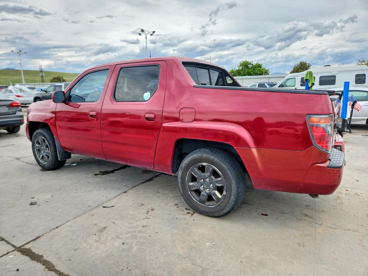 2006 Honda Ridgeline Rts Maroon vin: 2HJYK16456H544216