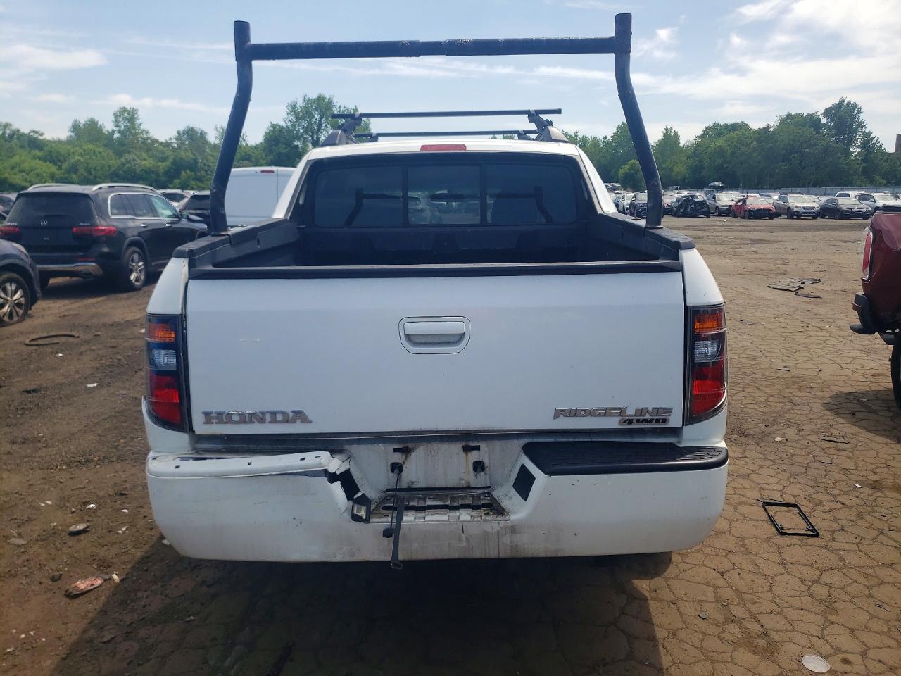 2006 Honda Ridgeline Rts Белый vin: 2HJYK16456H558889