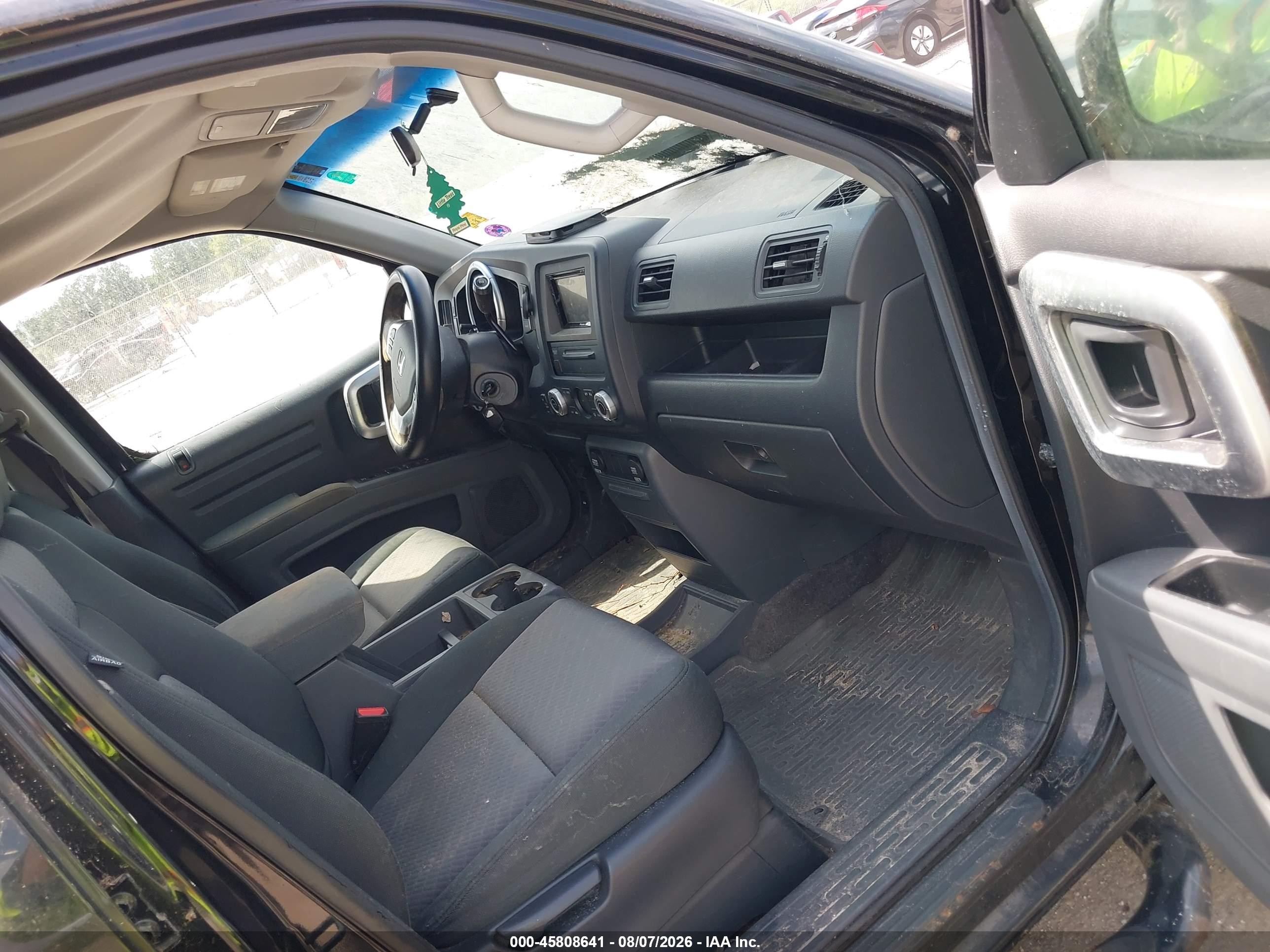 2007 Honda Ridgeline Rts Black vin: 2HJYK16457H513419