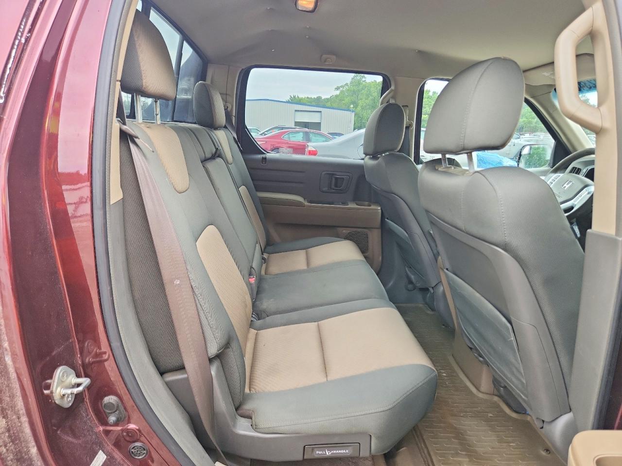 2007 Honda Ridgeline Rts Burgundy vin: 2HJYK16457H518538