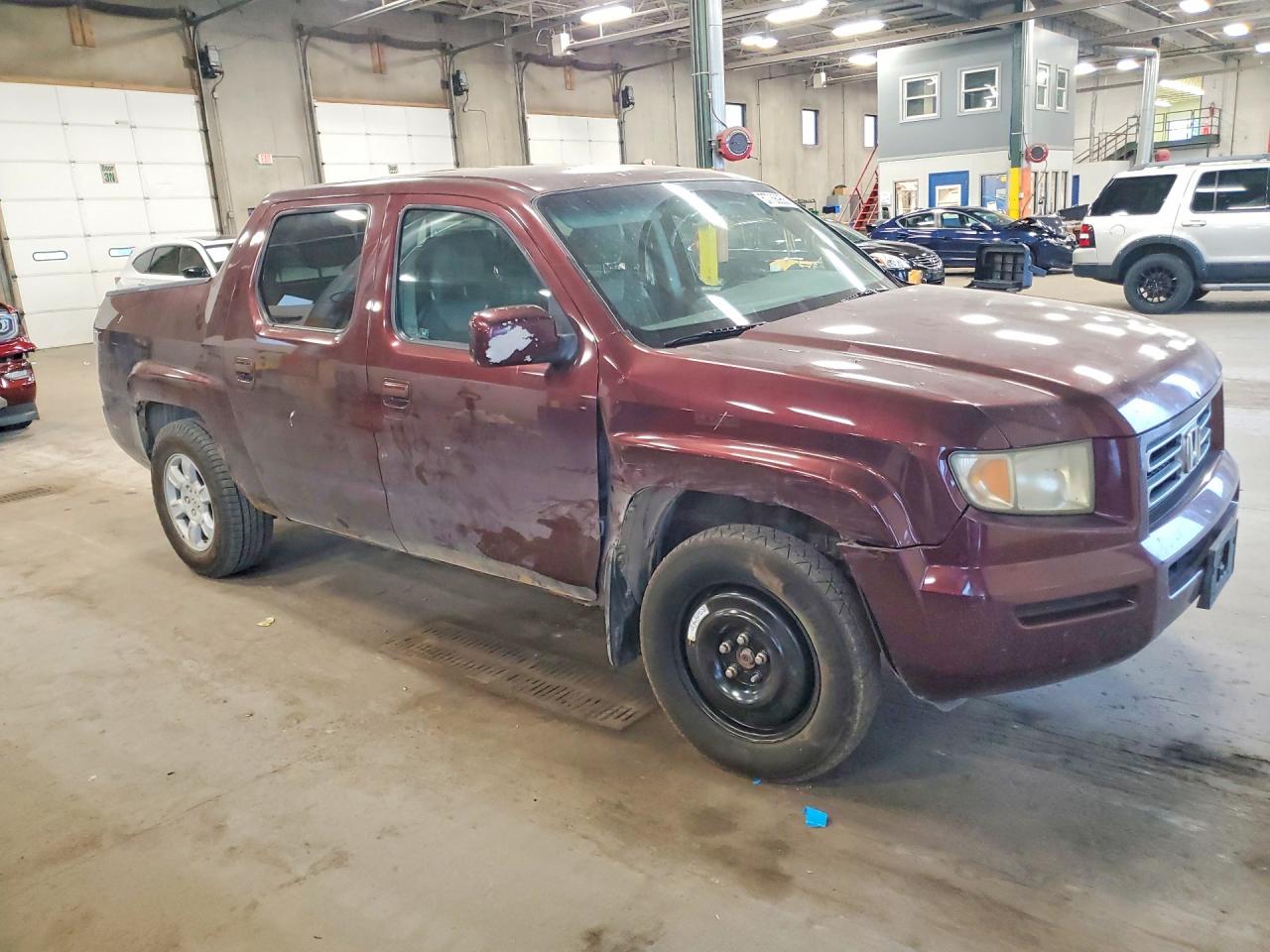 2007 Honda Ridgeline Rts Темно-бордовый vin: 2HJYK16457H533833