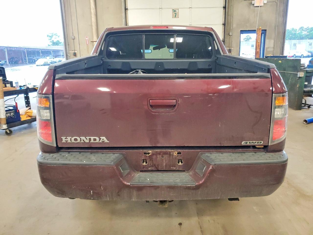 2007 Honda Ridgeline Rts Темно-бордовый vin: 2HJYK16457H533833