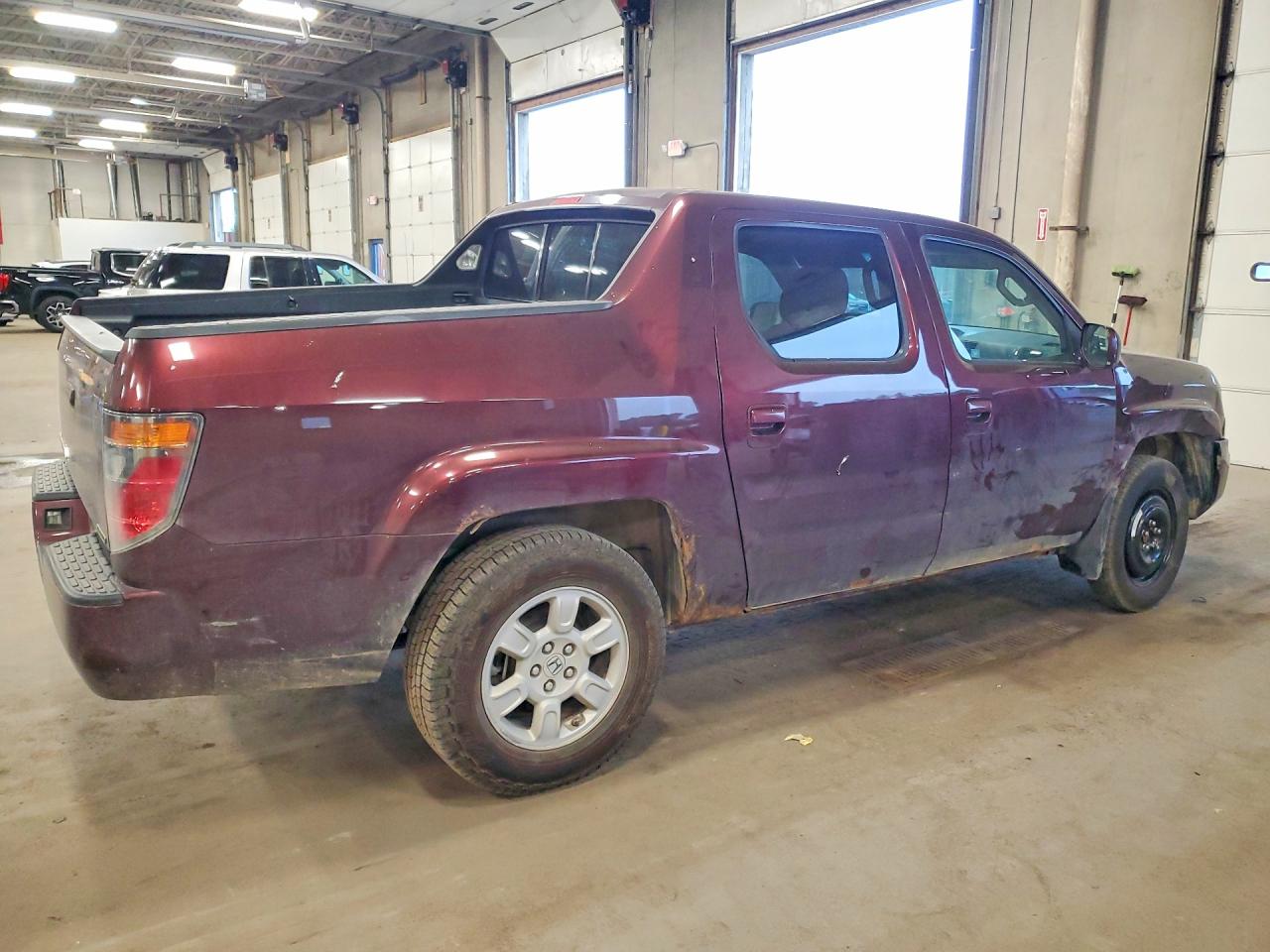 2007 Honda Ridgeline Rts Темно-бордовый vin: 2HJYK16457H533833