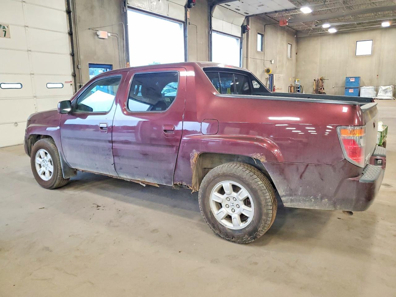 2007 Honda Ridgeline Rts Темно-бордовый vin: 2HJYK16457H533833