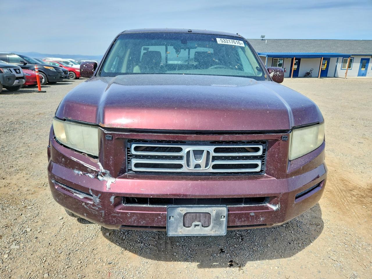 2008 Honda Ridgeline Rts Maroon vin: 2HJYK16458H505001