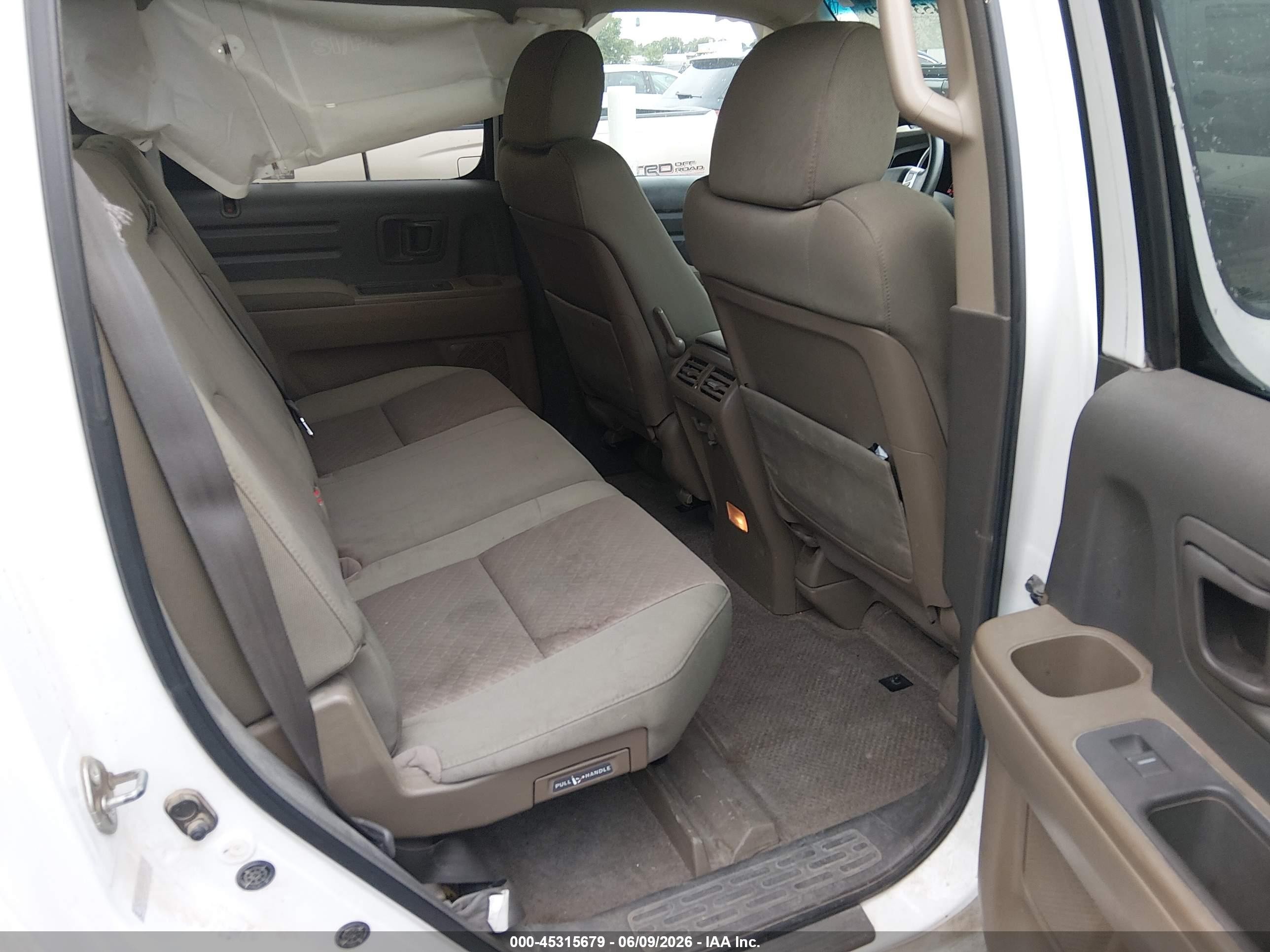 2008 Honda Ridgeline Rts Белый vin: 2HJYK16458H535051