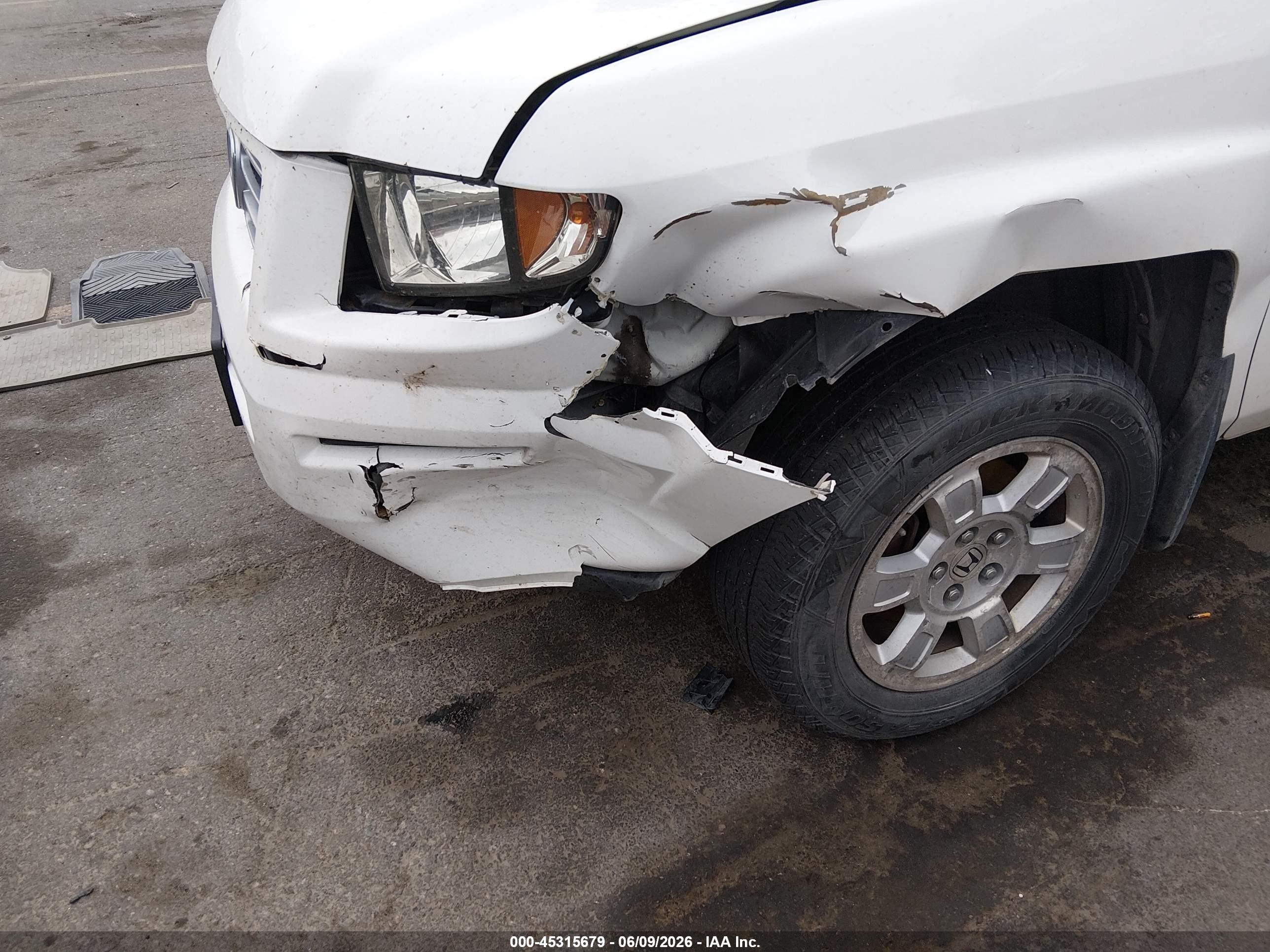 2008 Honda Ridgeline Rts Белый vin: 2HJYK16458H535051