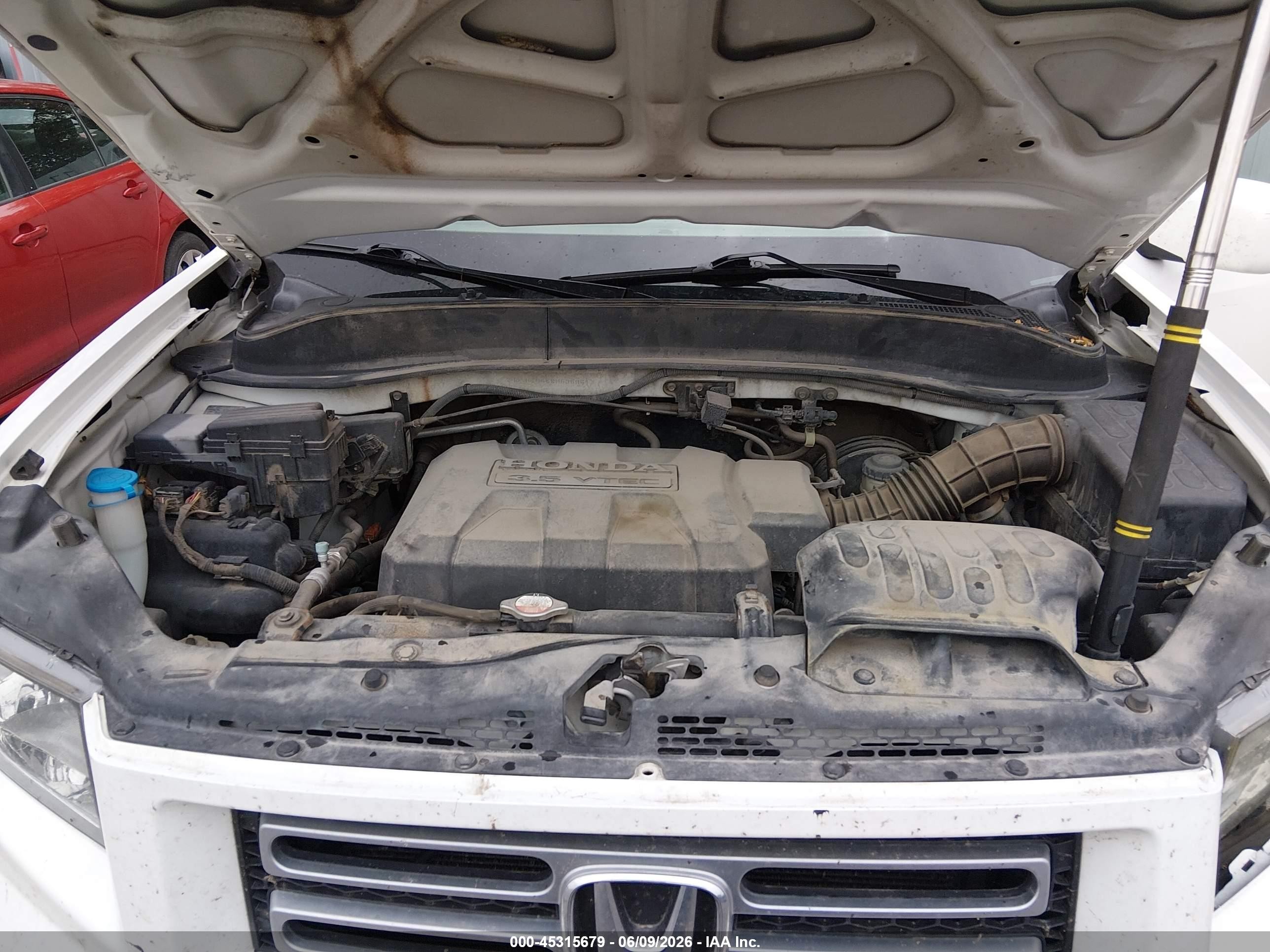2008 Honda Ridgeline Rts Белый vin: 2HJYK16458H535051