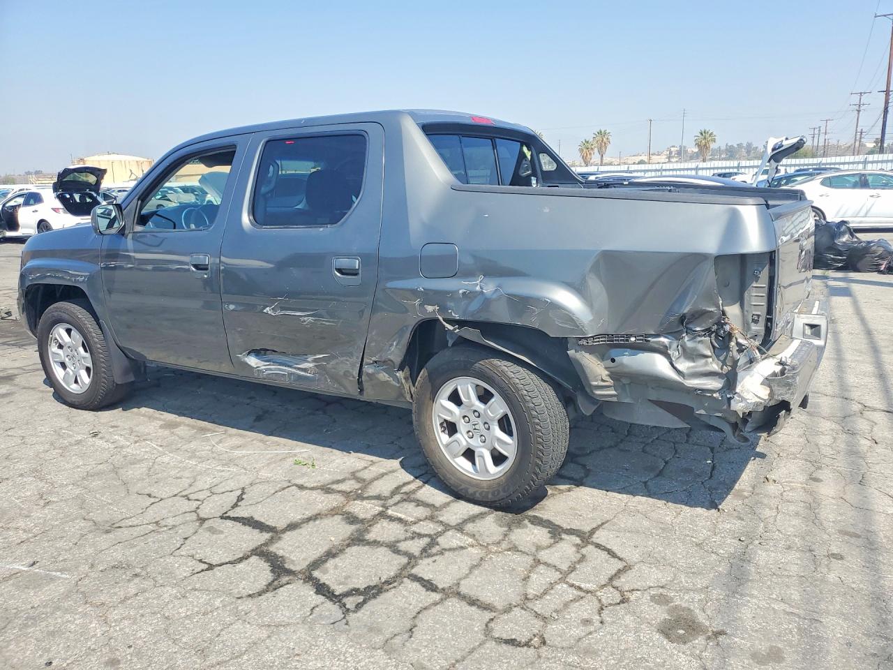 2007 Honda Ridgeline Rts Gray vin: 2HJYK16467H513624
