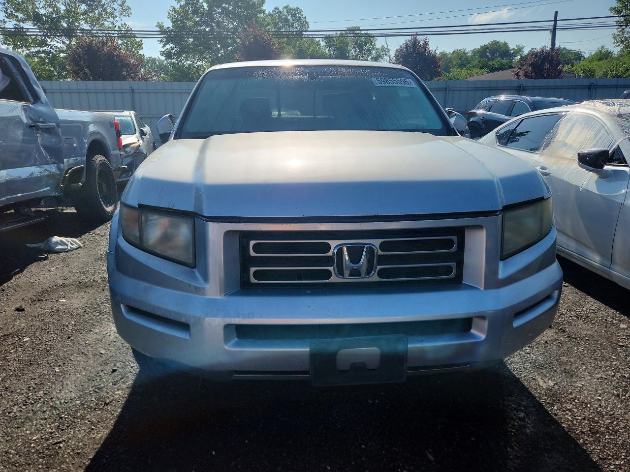 2006 Honda Ridgeline Rts Silver vin: 2HJYK16476H537624