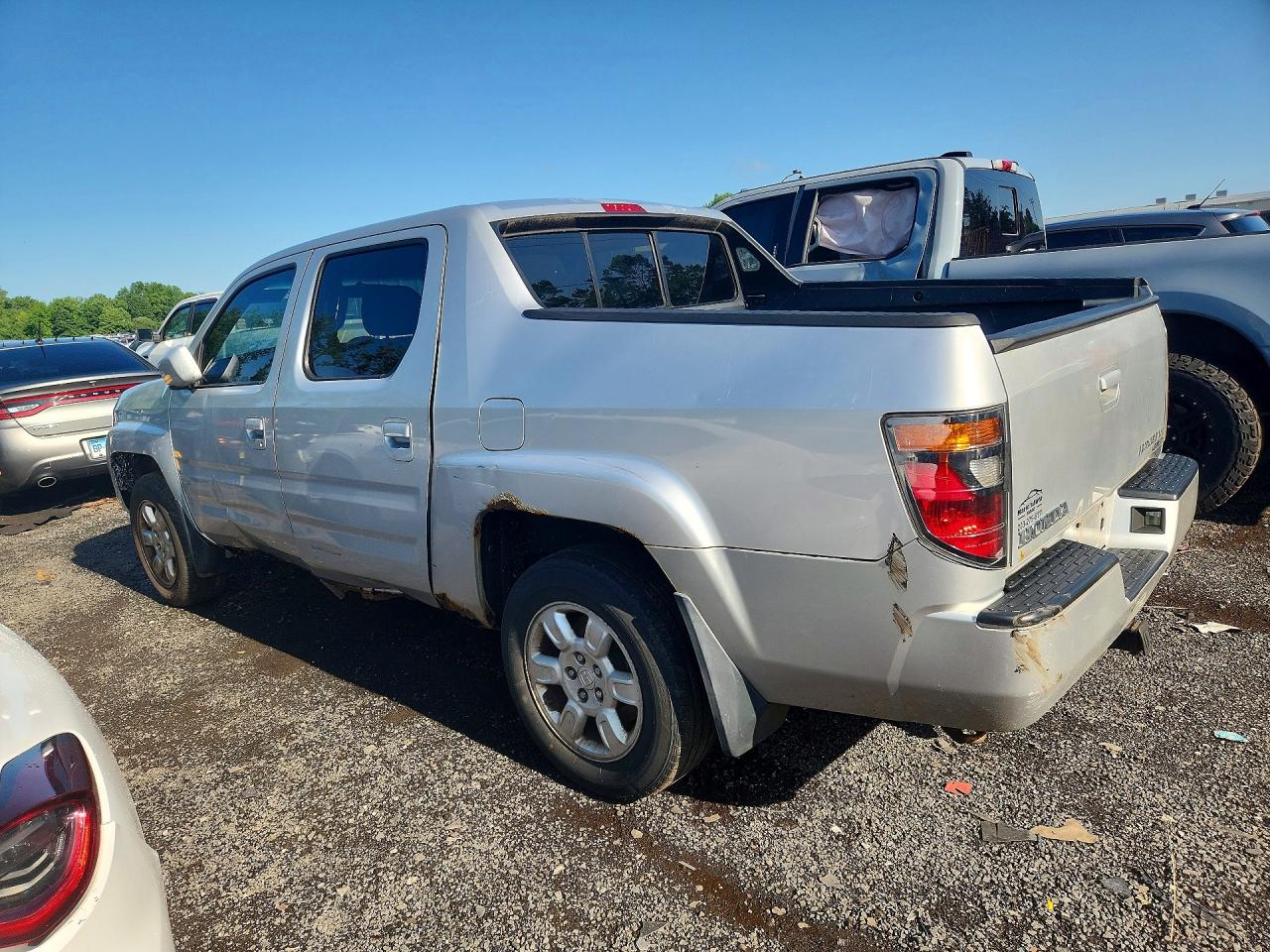 2006 Honda Ridgeline Rts Silver vin: 2HJYK16476H537624