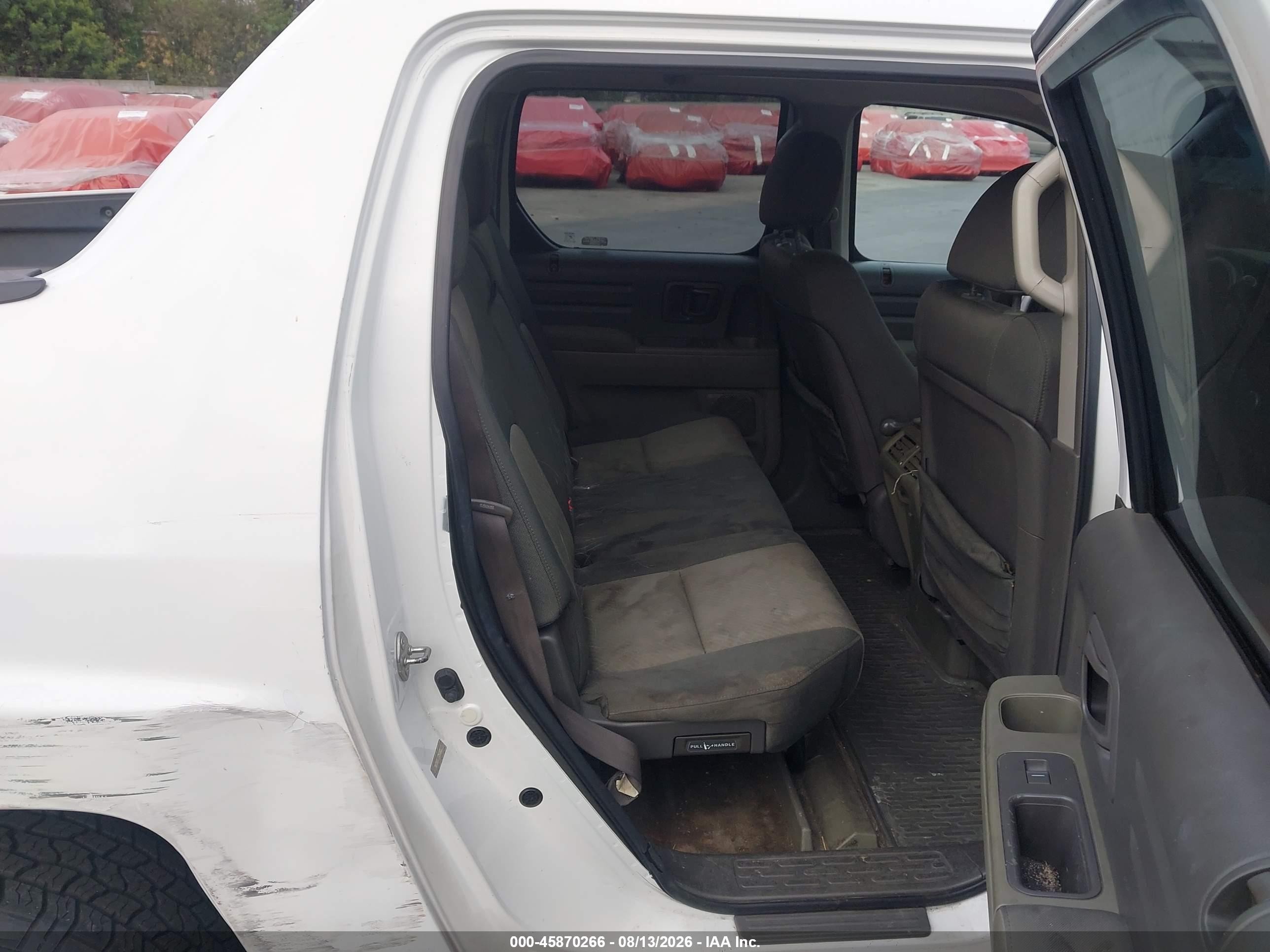 2006 Honda Ridgeline Rts White vin: 2HJYK16476H559042