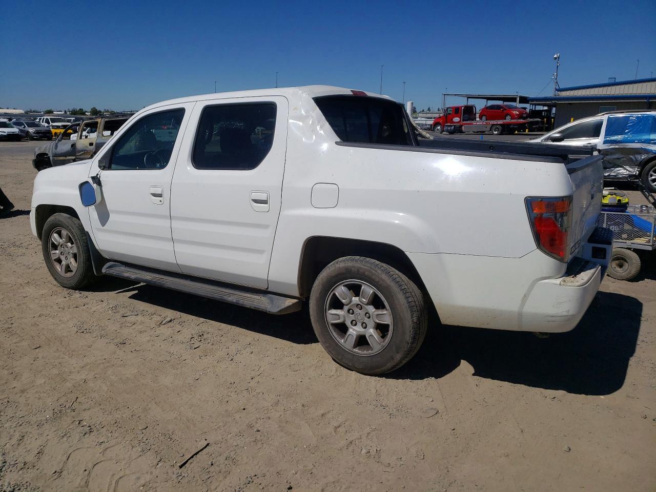 2006 Honda Ridgeline Rts White vin: 2HJYK16476H569117