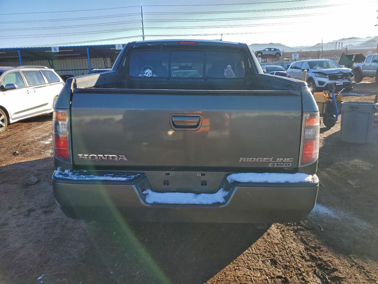 2006 Honda Ridgeline Rts Gray vin: 2HJYK16486H502008