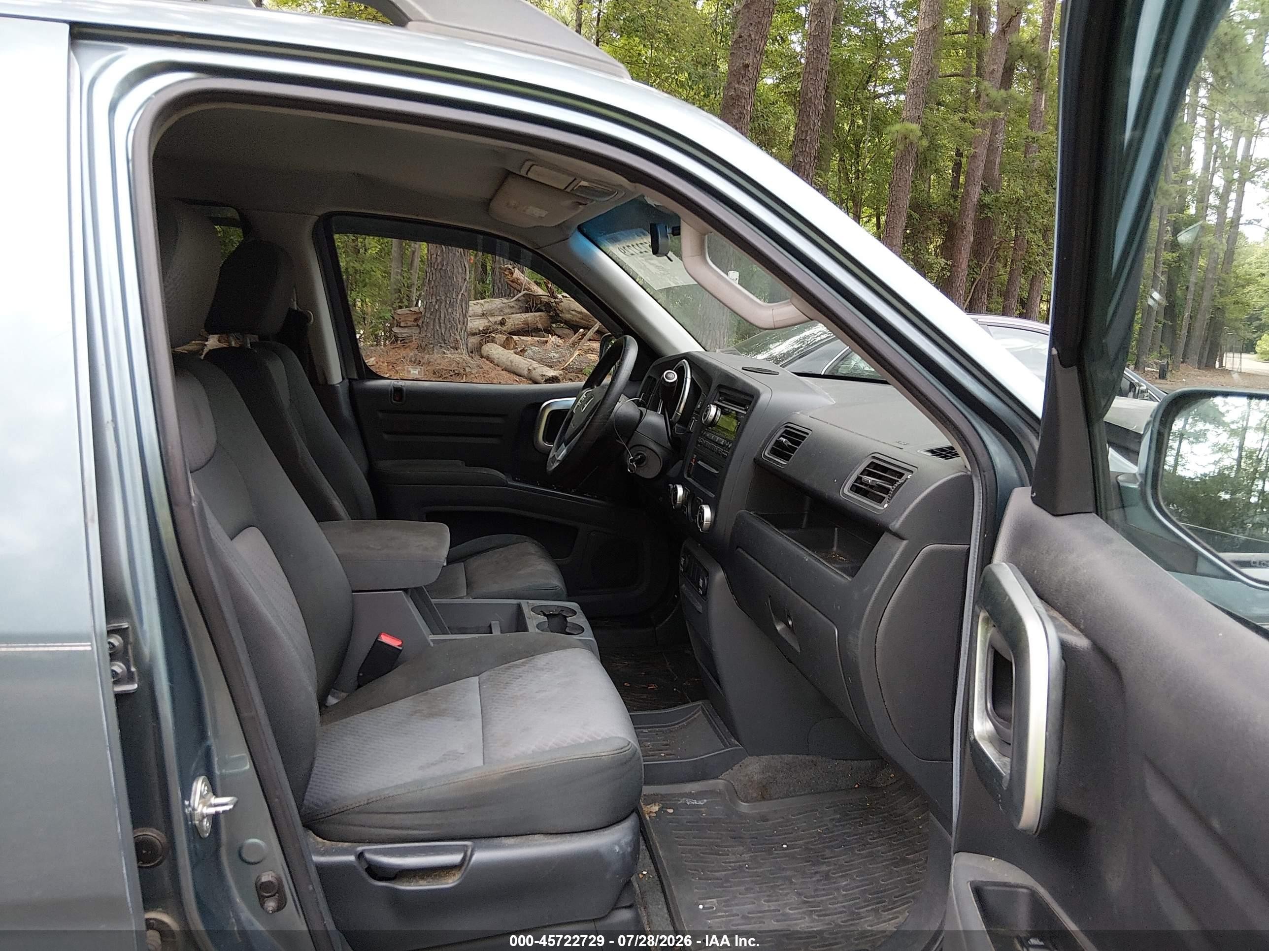 2007 Honda Ridgeline Rts Blue vin: 2HJYK16487H500437