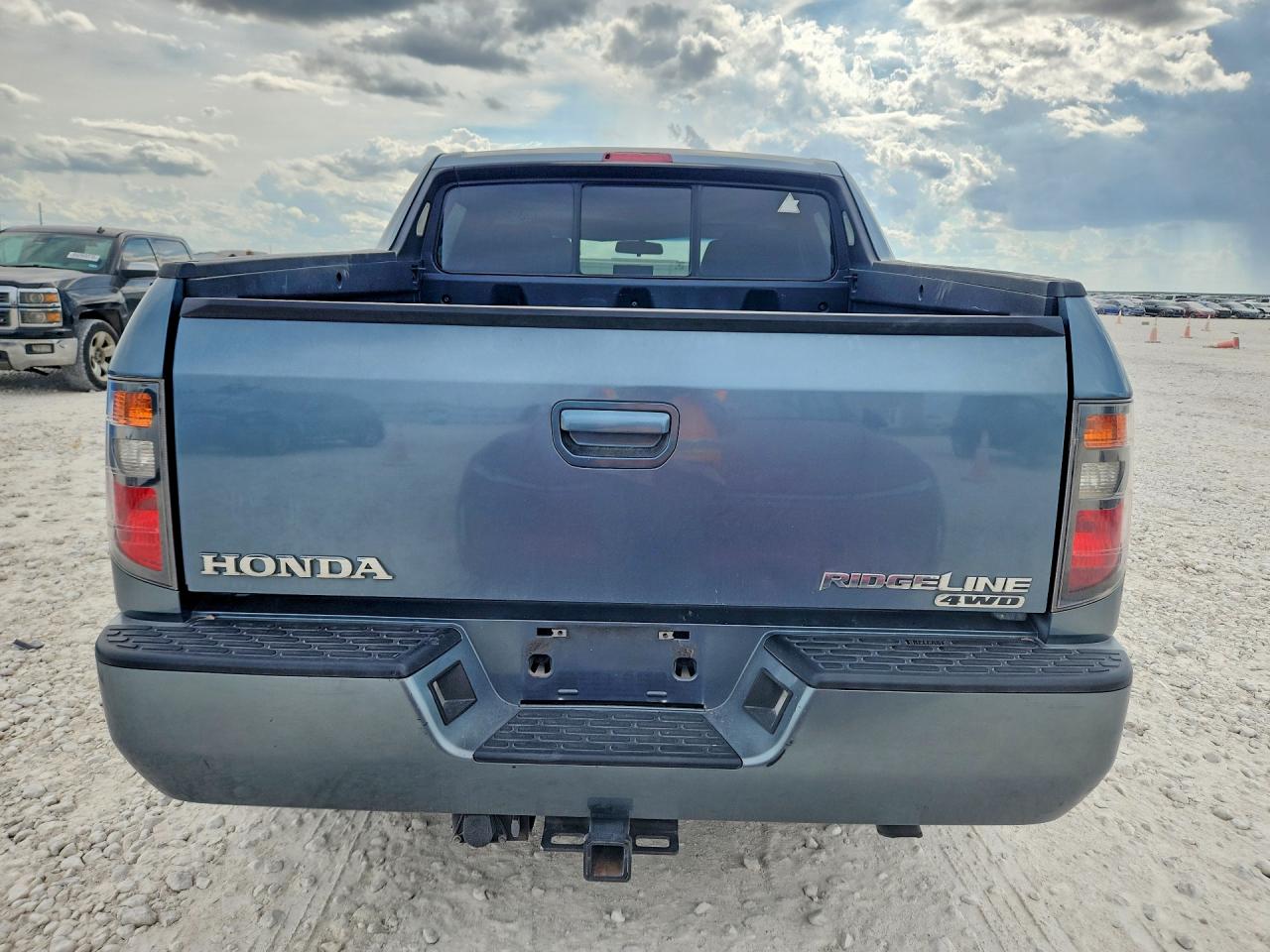 2007 Honda Ridgeline Rts Blue vin: 2HJYK16487H506383