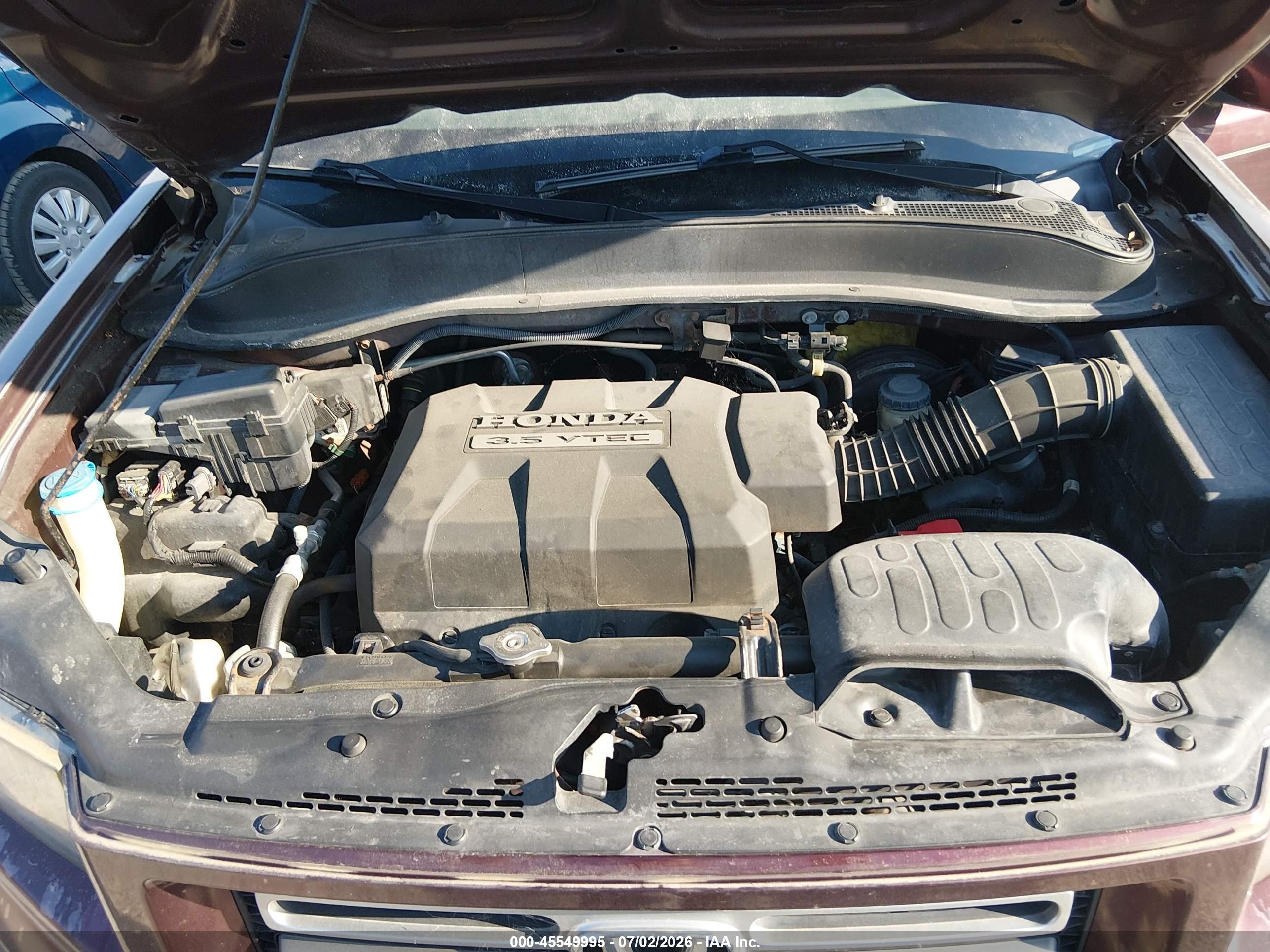 2008 Honda Ridgeline Rts Maroon vin: 2HJYK16488H504845