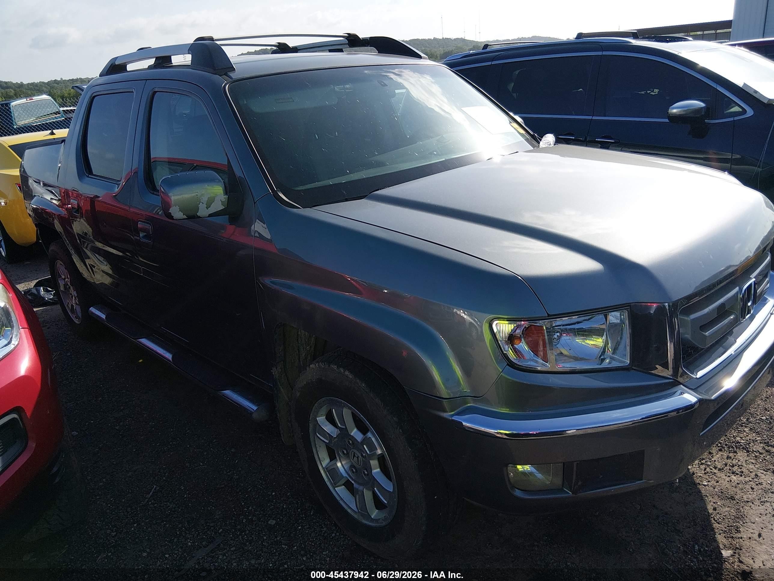2009 Honda Ridgeline Rts Gray vin: 2HJYK16489H500201