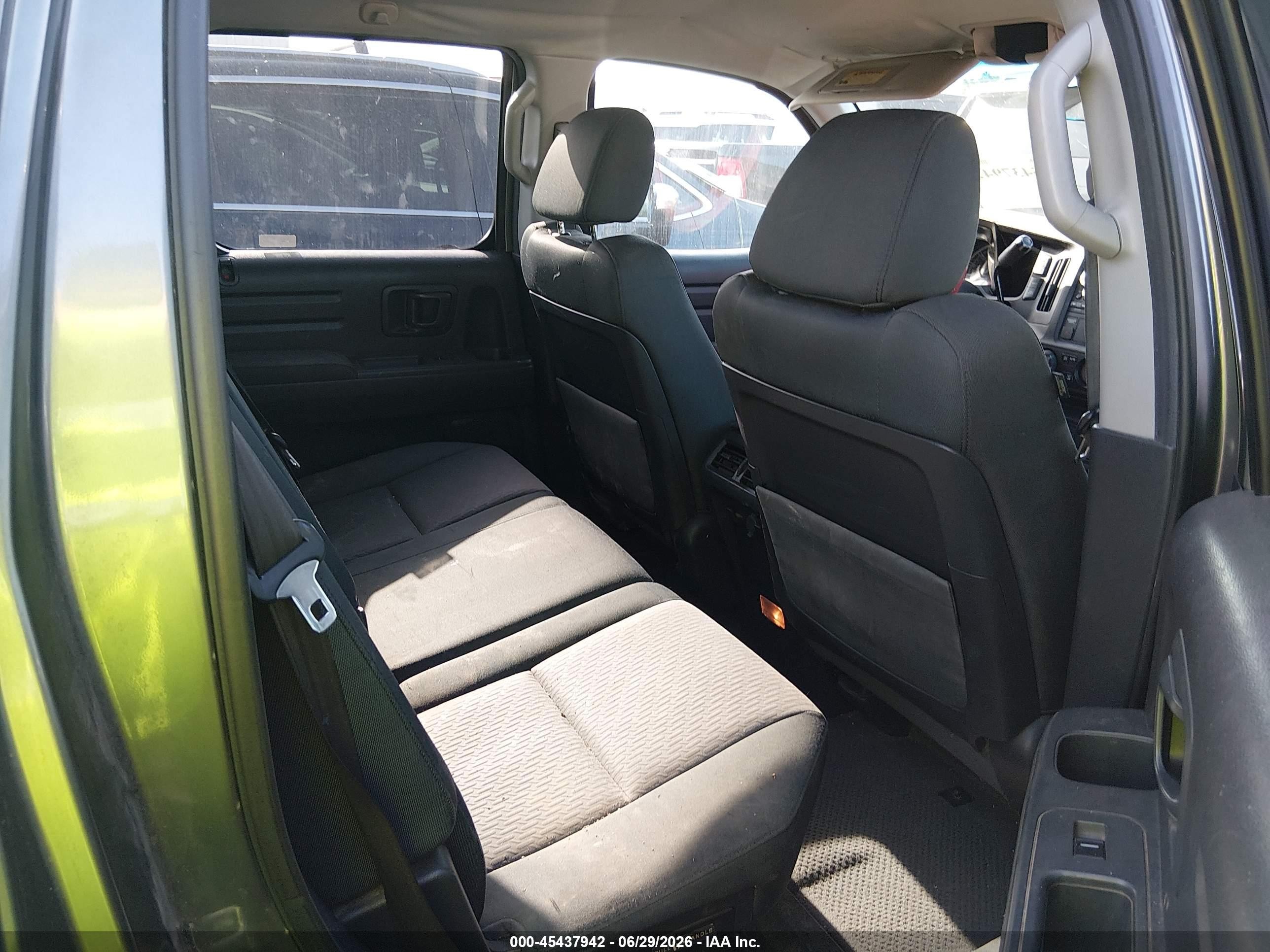 2009 Honda Ridgeline Rts Gray vin: 2HJYK16489H500201