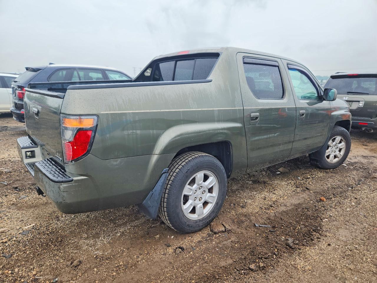 2006 Honda Ridgeline Rts Зеленый vin: 2HJYK16496H517049