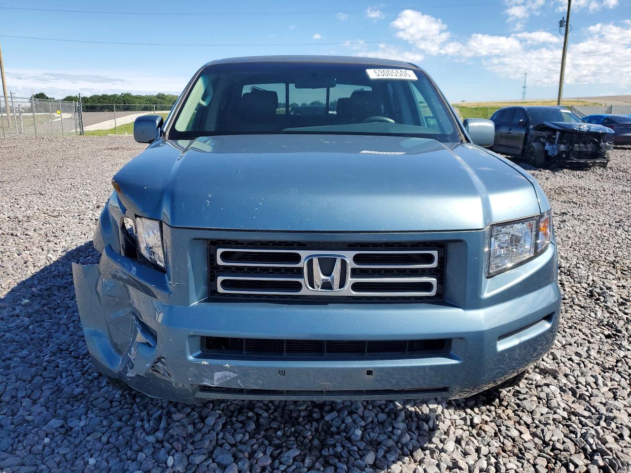 2006 Honda Ridgeline Rts Blue vin: 2HJYK16496H520744
