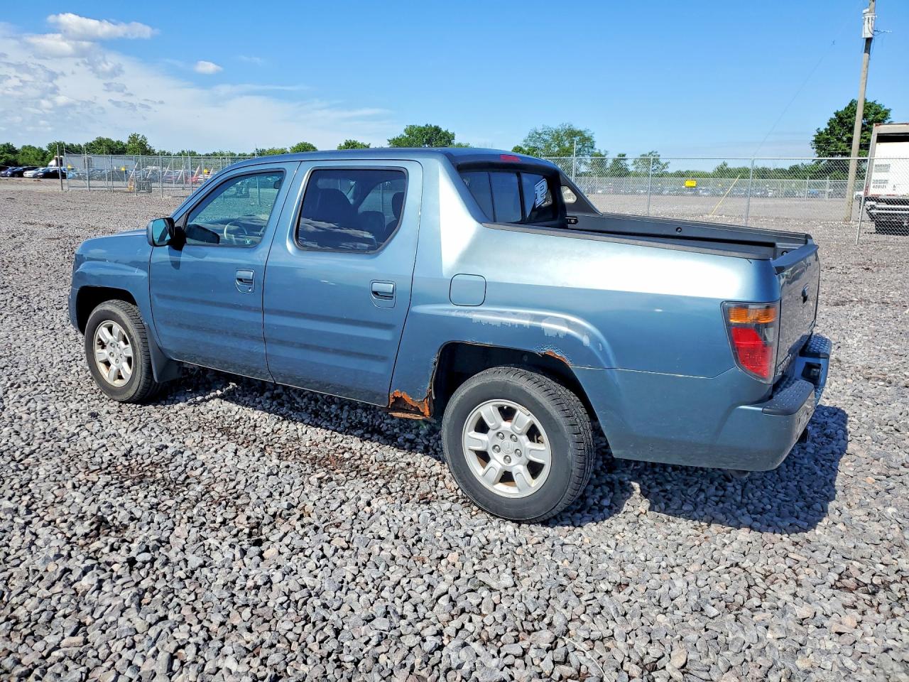 2006 Honda Ridgeline Rts Blue vin: 2HJYK16496H520744