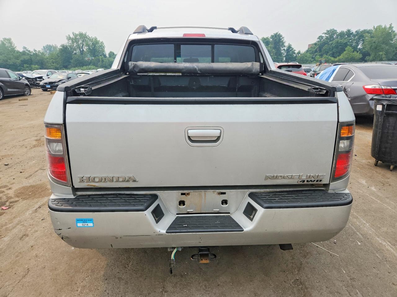 2008 Honda Ridgeline Rts Silver vin: 2HJYK16498H525462