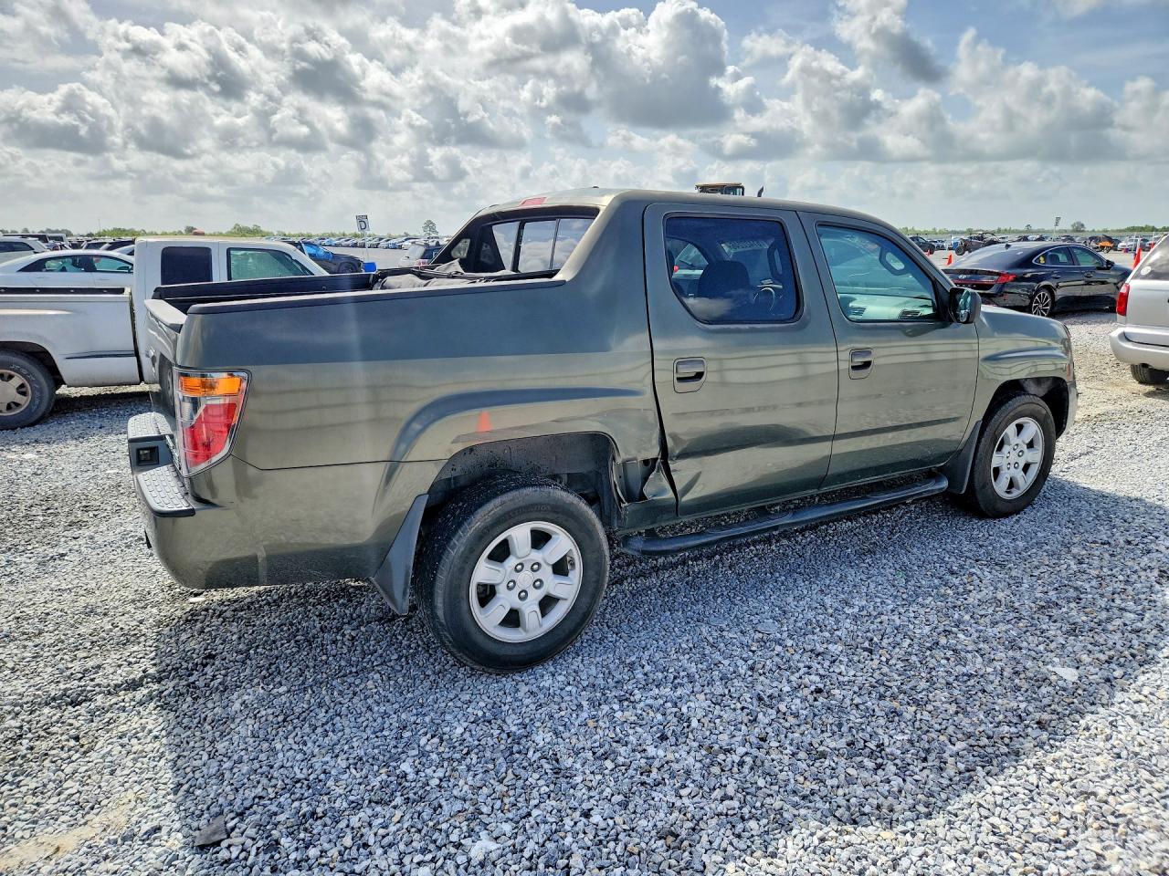 2006 Honda Ridgeline Rts Green vin: 2HJYK164X6H502009