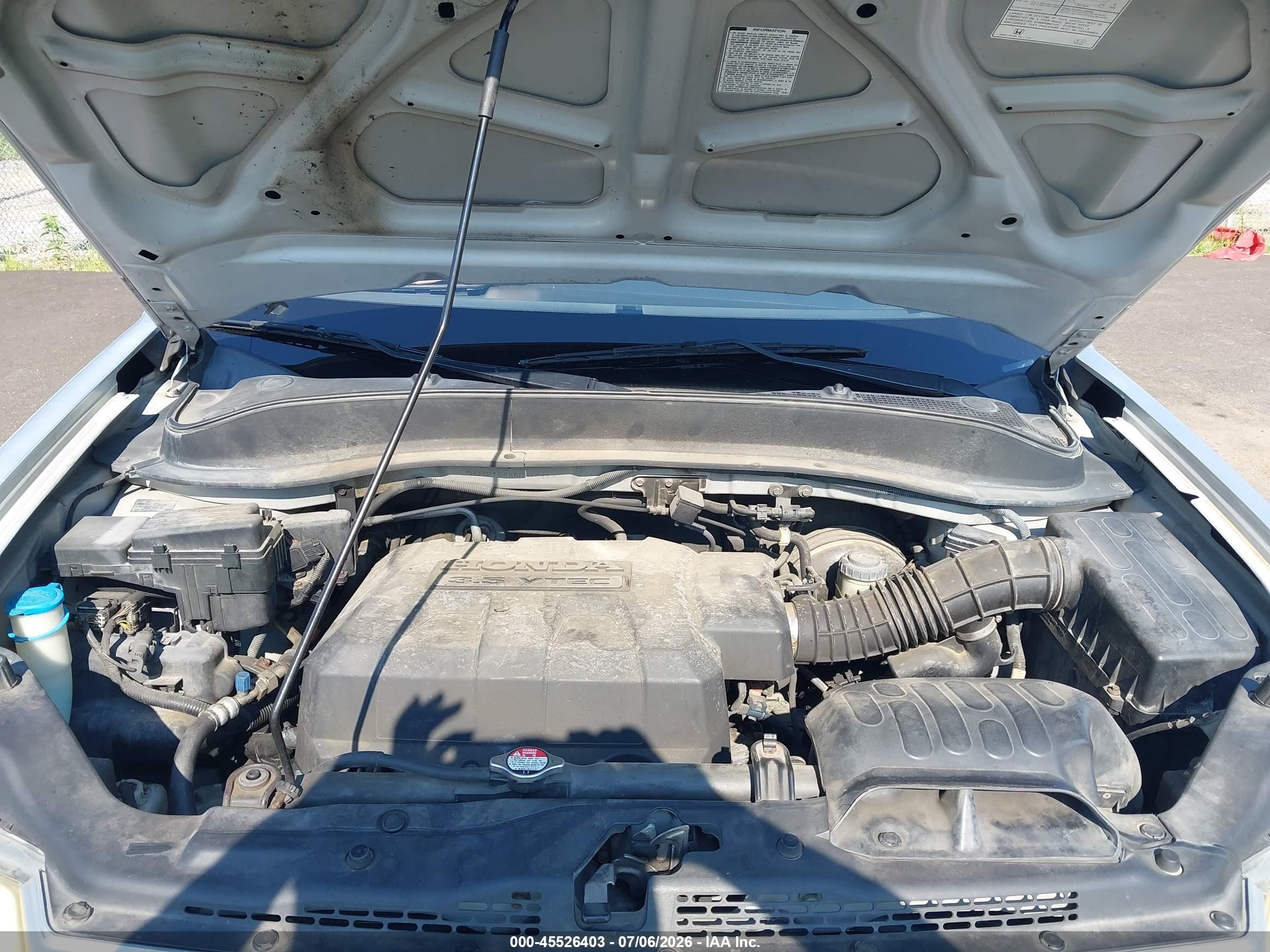 2006 Honda Ridgeline Rts Silver vin: 2HJYK164X6H516413
