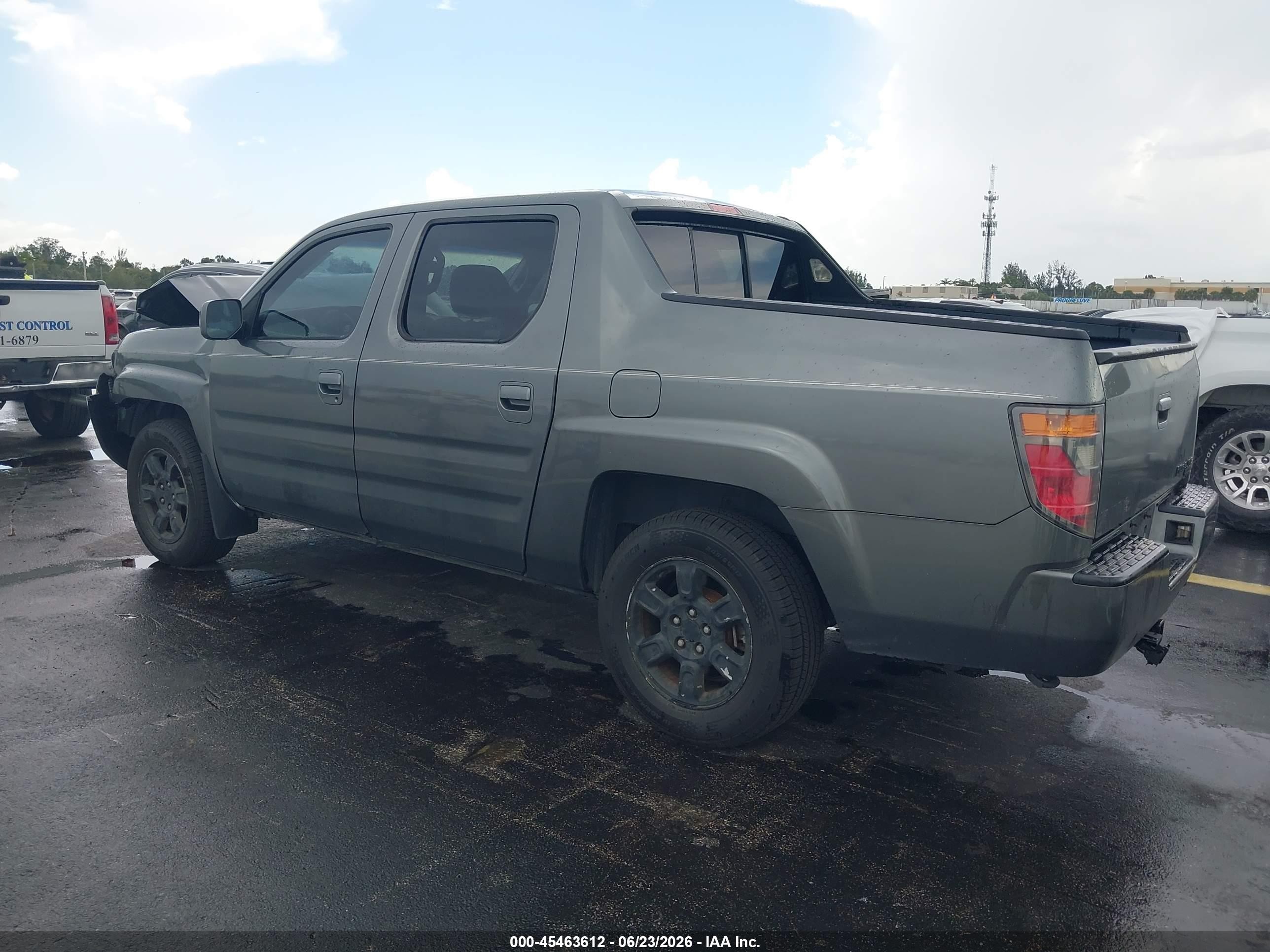 2007 Honda Ridgeline Rts Gray vin: 2HJYK164X7H534802