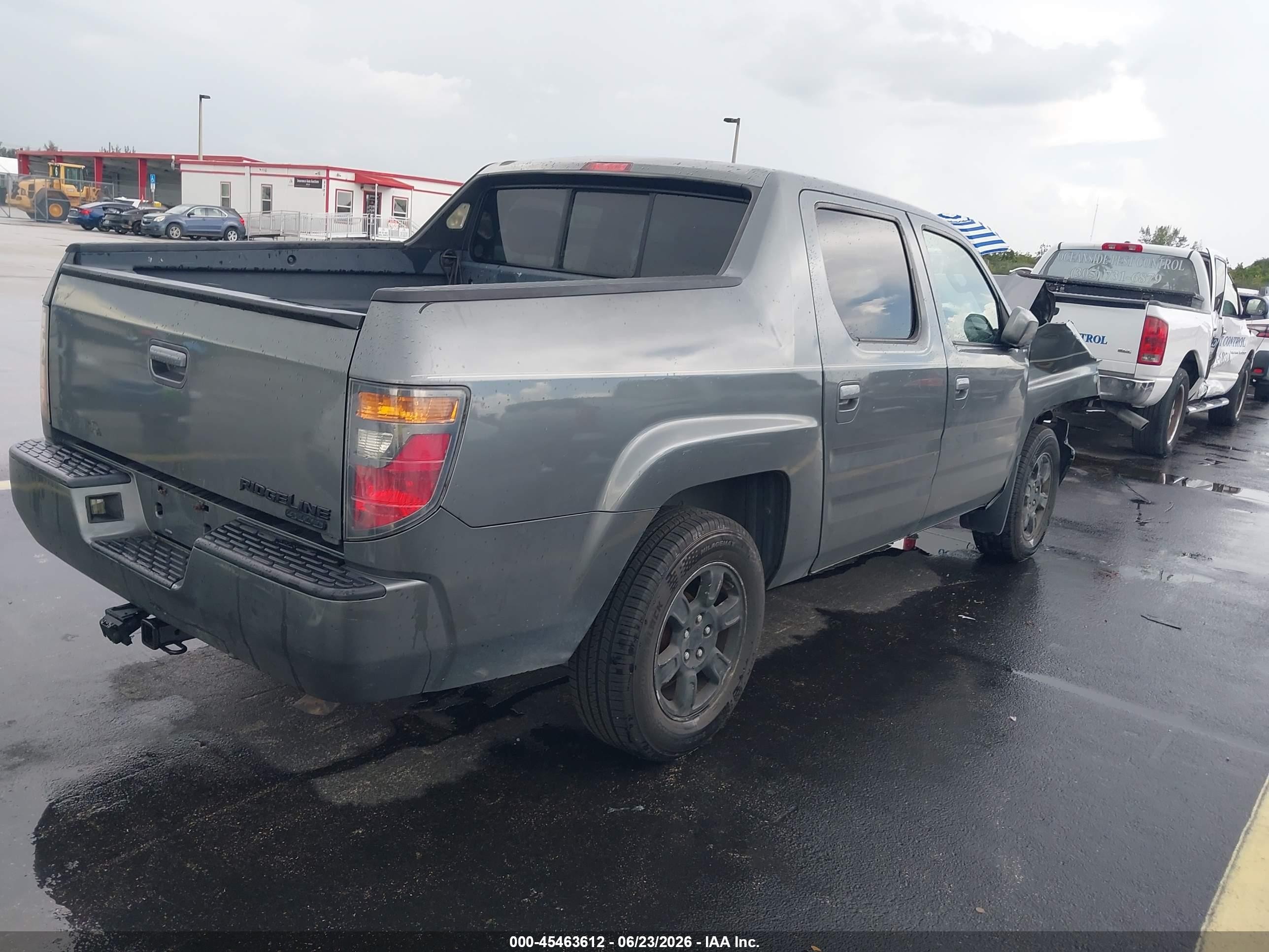 2007 Honda Ridgeline Rts Gray vin: 2HJYK164X7H534802