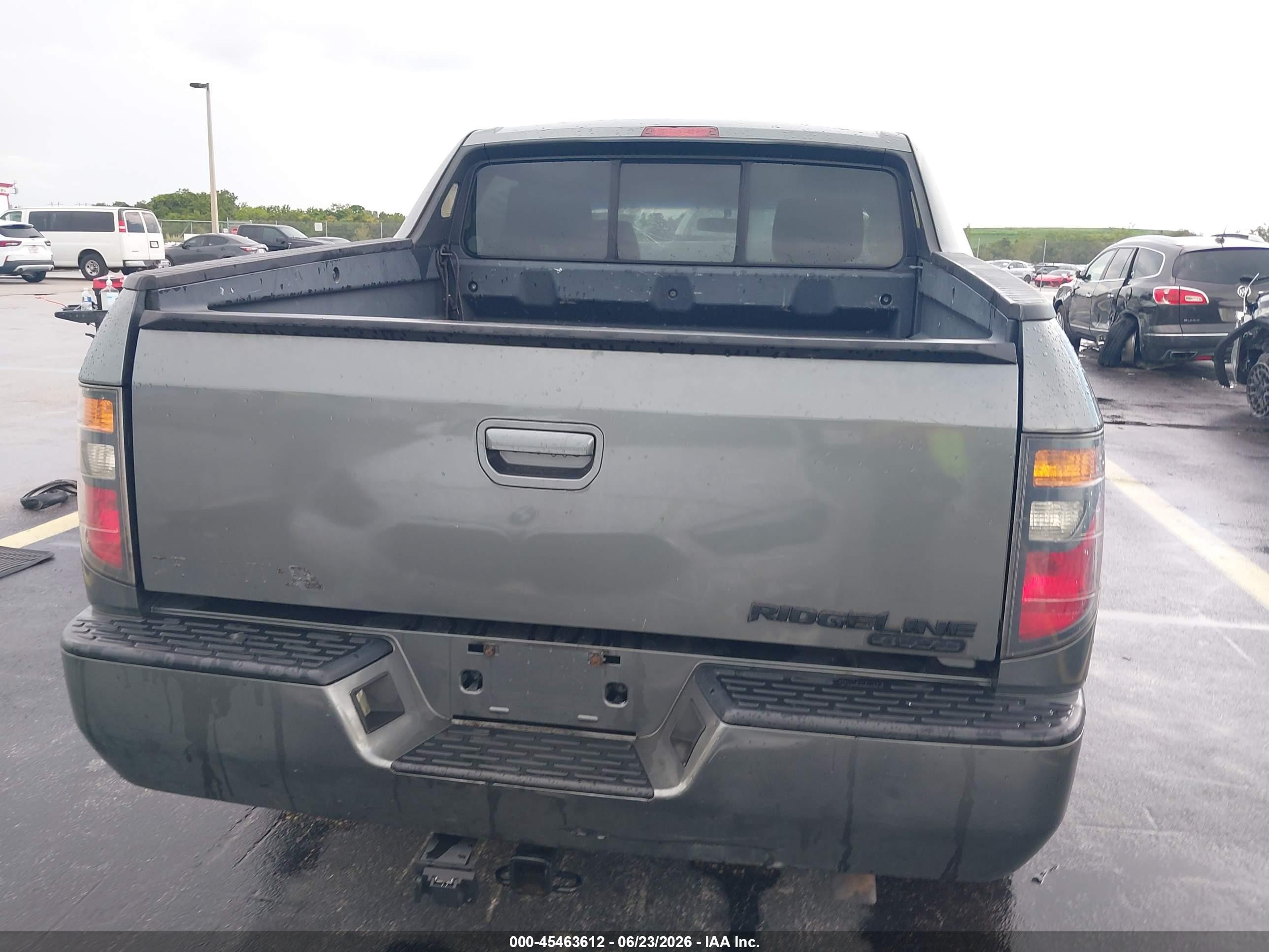 2007 Honda Ridgeline Rts Gray vin: 2HJYK164X7H534802