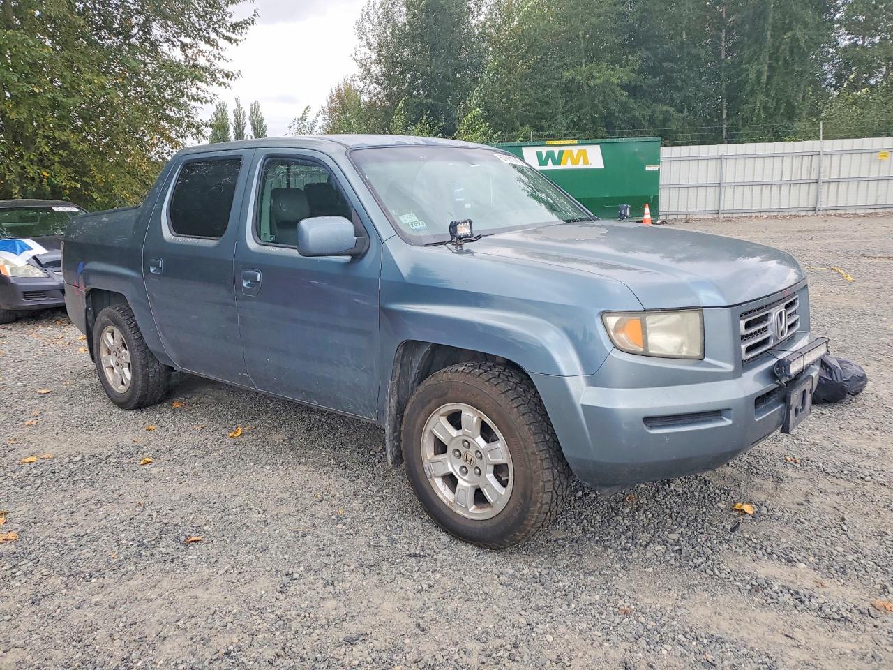 2008 Honda Ridgeline Rts Blue vin: 2HJYK164X8H503504