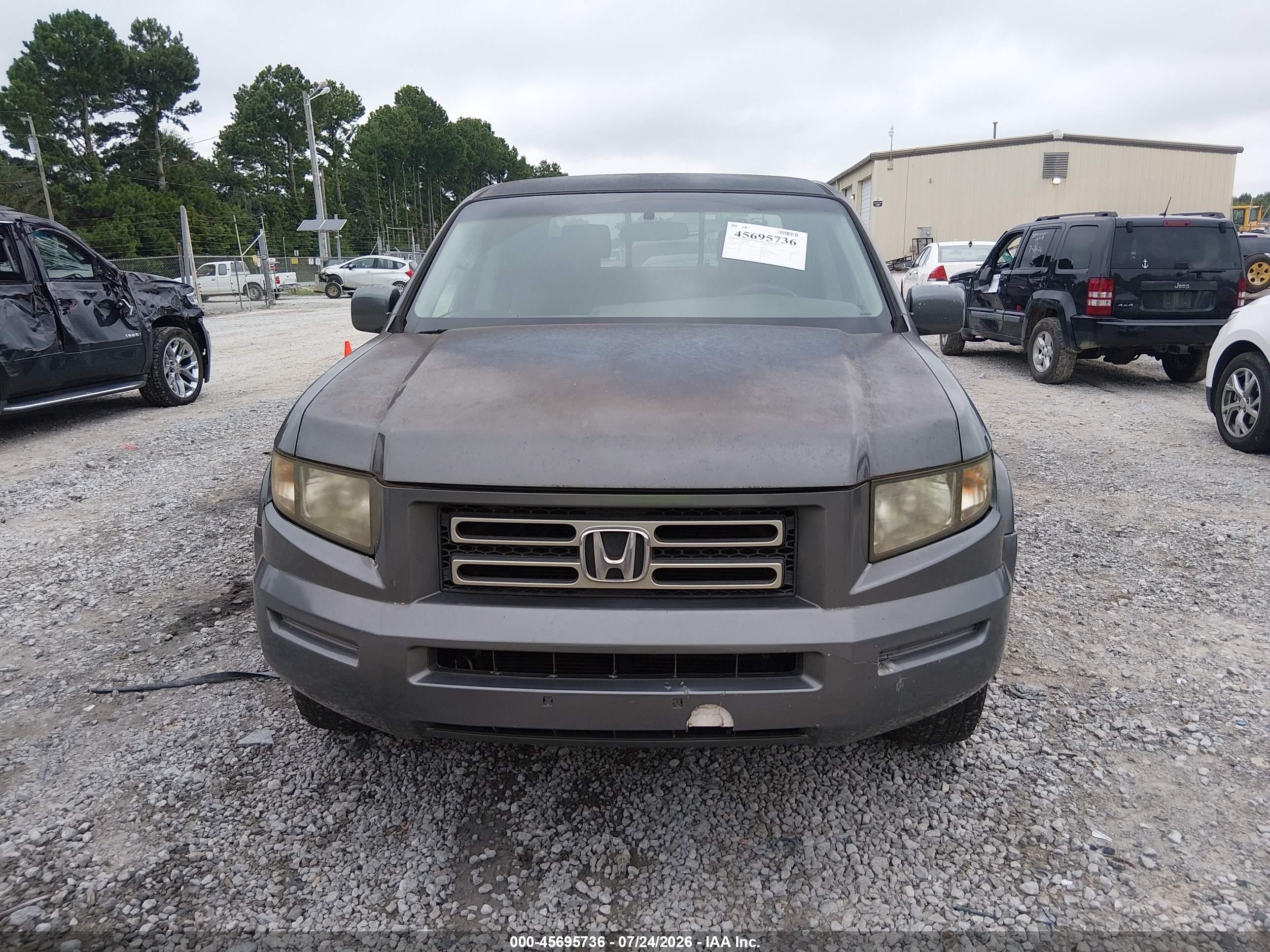 2008 Honda Ridgeline Rts Gray vin: 2HJYK164X8H520254