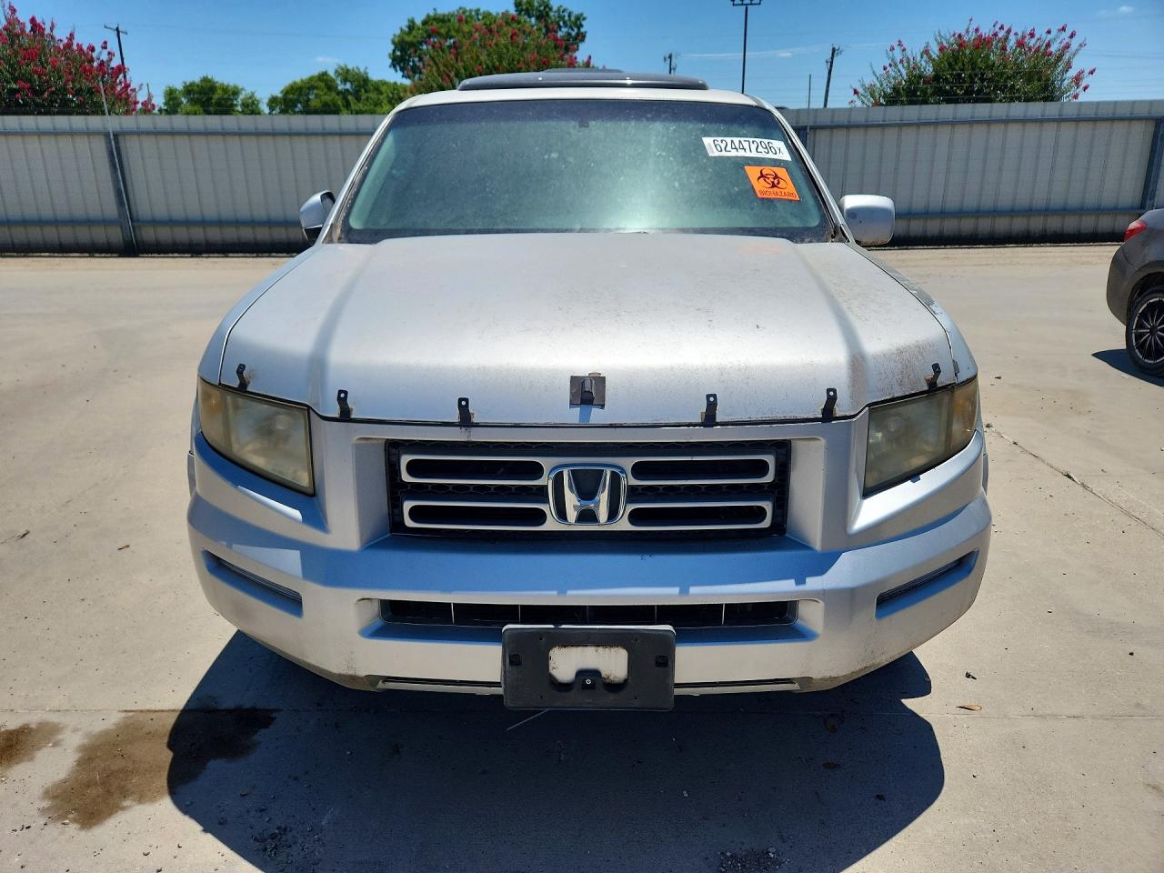 2006 Honda Ridgeline Rtl Silver vin: 2HJYK16506H512072