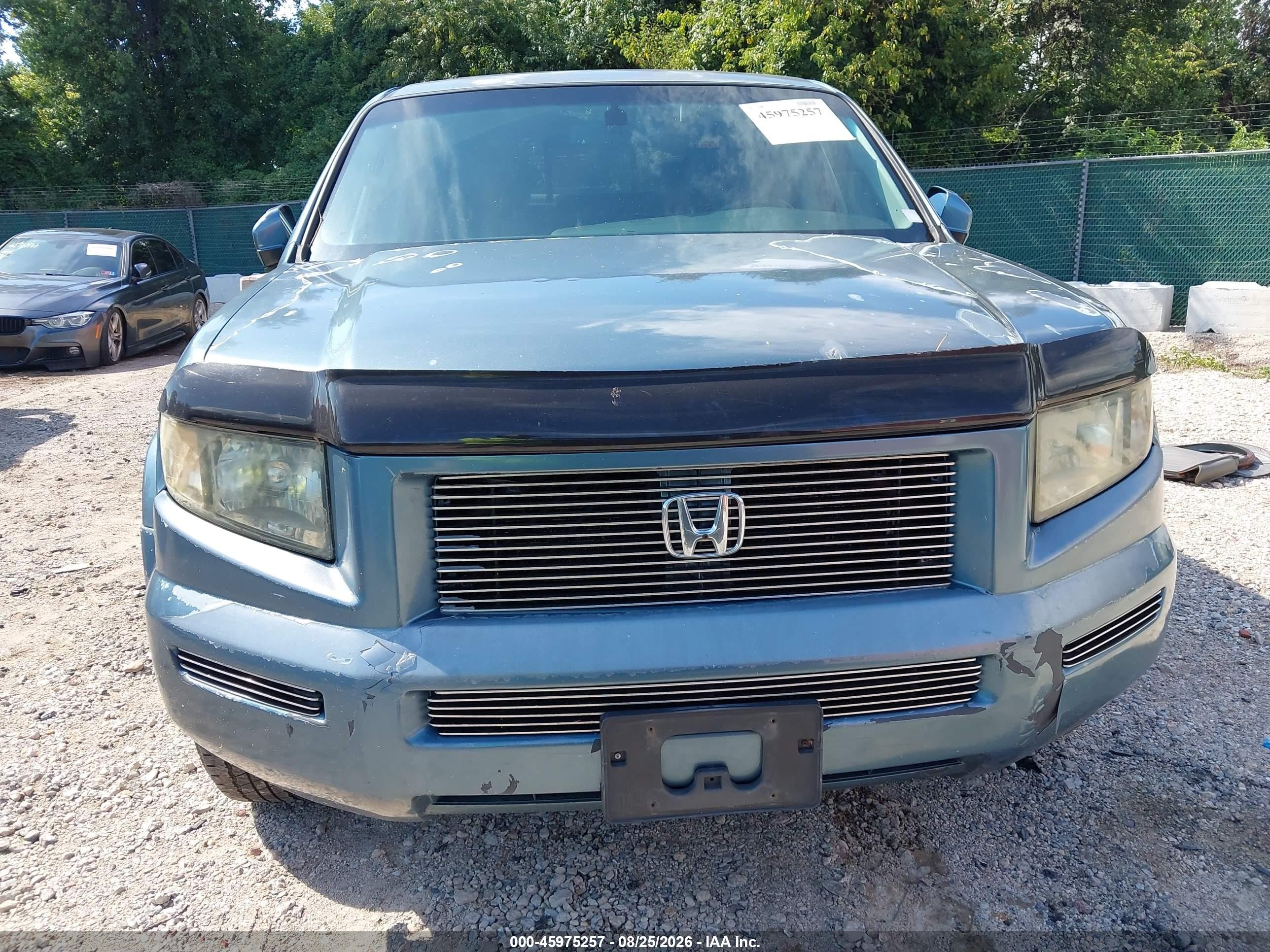 2006 Honda Ridgeline Rtl Light Blue vin: 2HJYK16506H536551