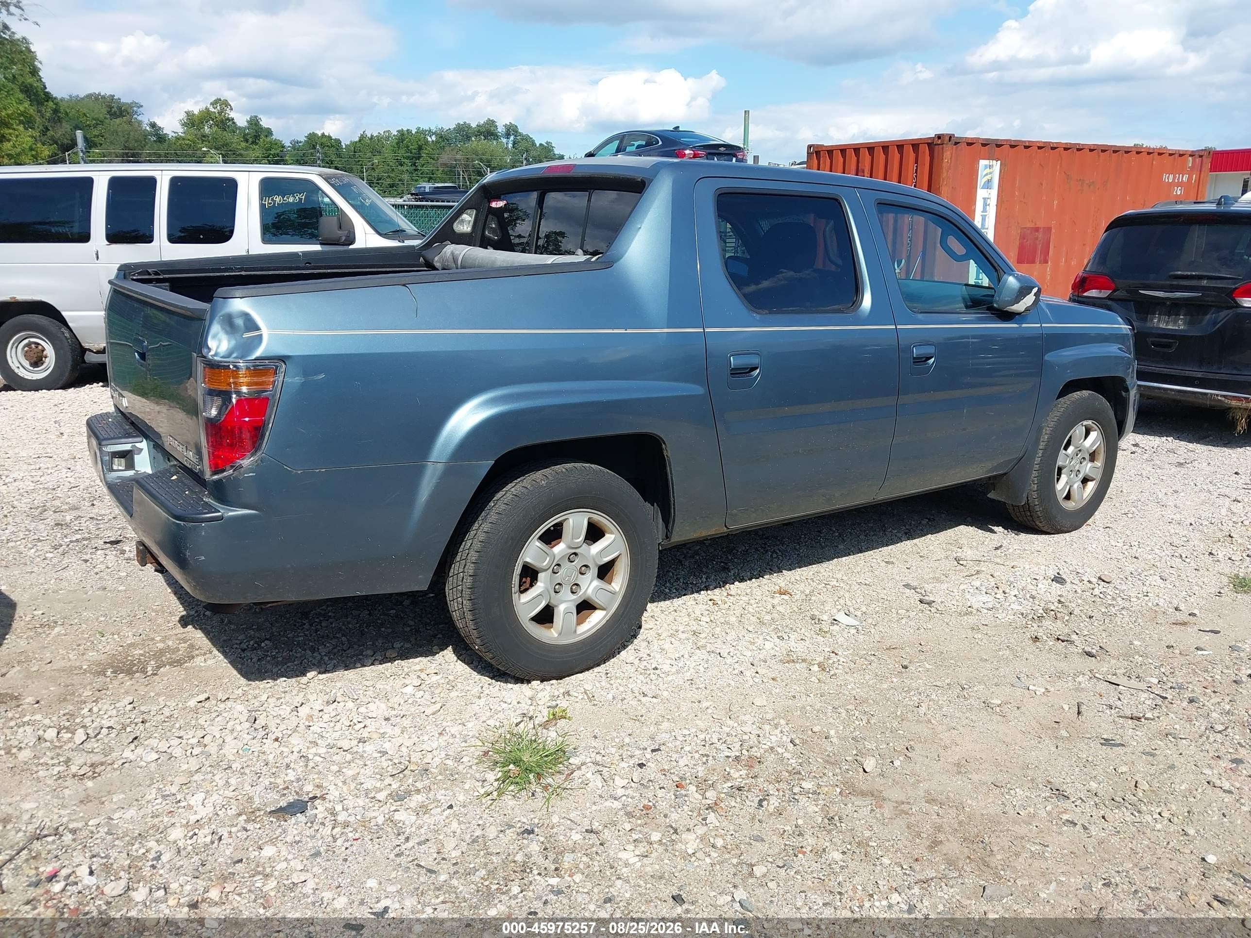 2006 Honda Ridgeline Rtl Light Blue vin: 2HJYK16506H536551