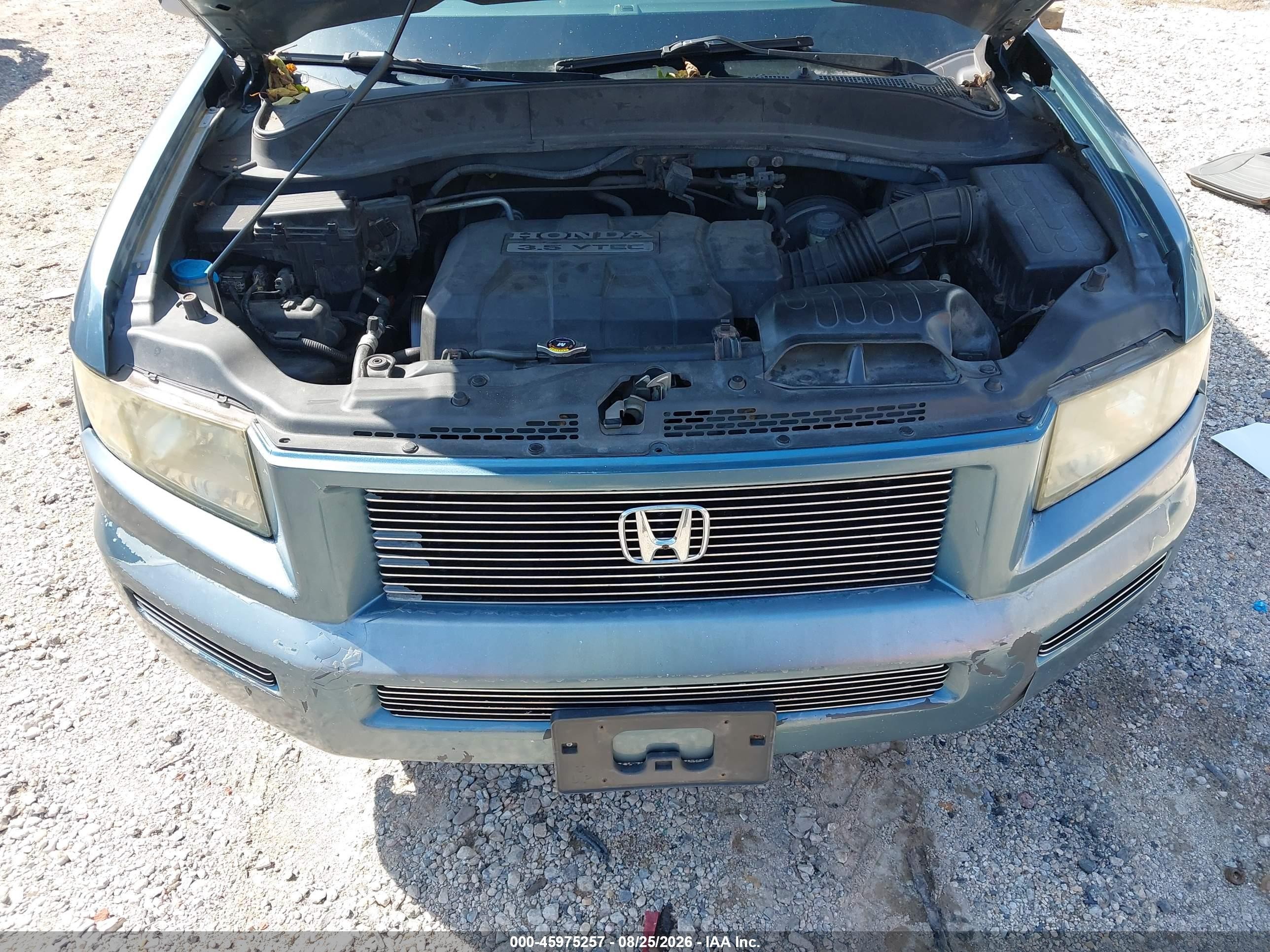 2006 Honda Ridgeline Rtl Light Blue vin: 2HJYK16506H536551