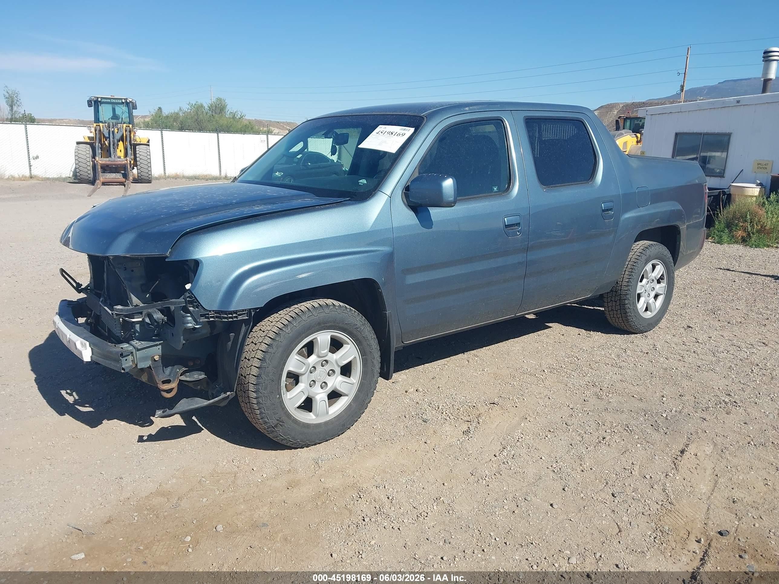 2006 Honda Ridgeline Rtl Blue vin: 2HJYK16506H548246