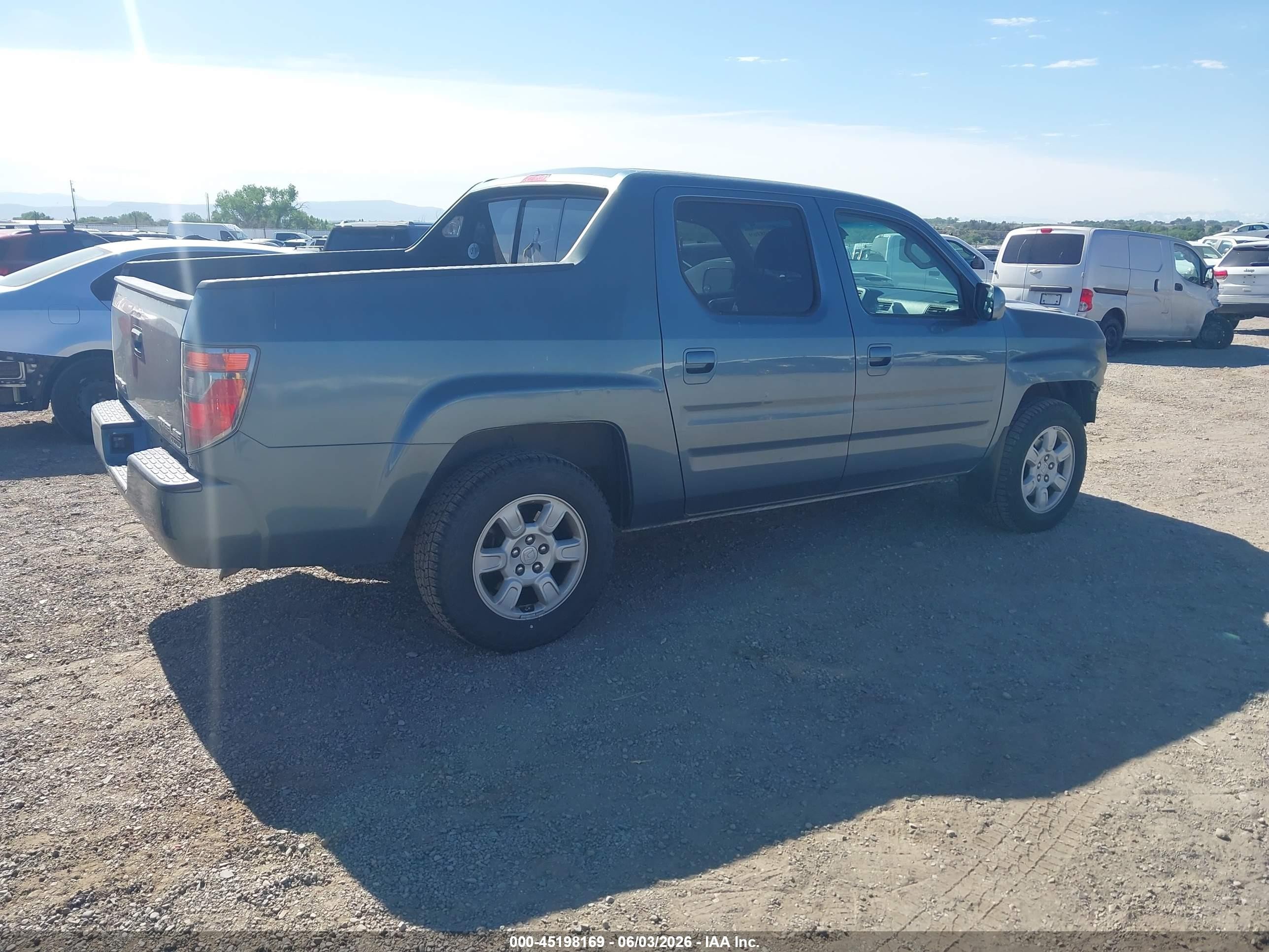 2006 Honda Ridgeline Rtl Blue vin: 2HJYK16506H548246