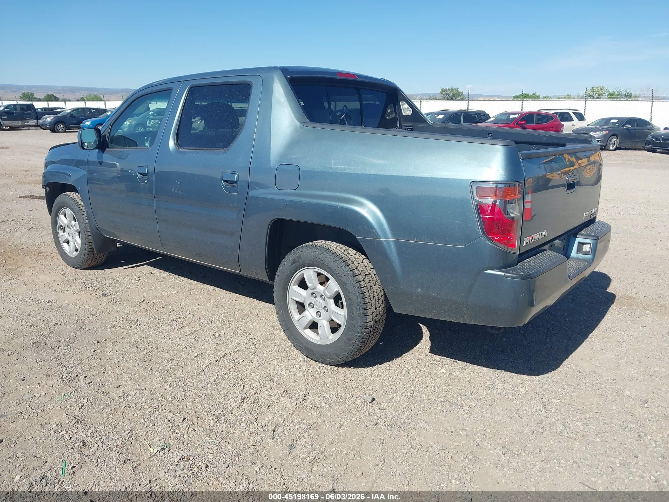 2006 Honda Ridgeline Rtl Blue vin: 2HJYK16506H548246