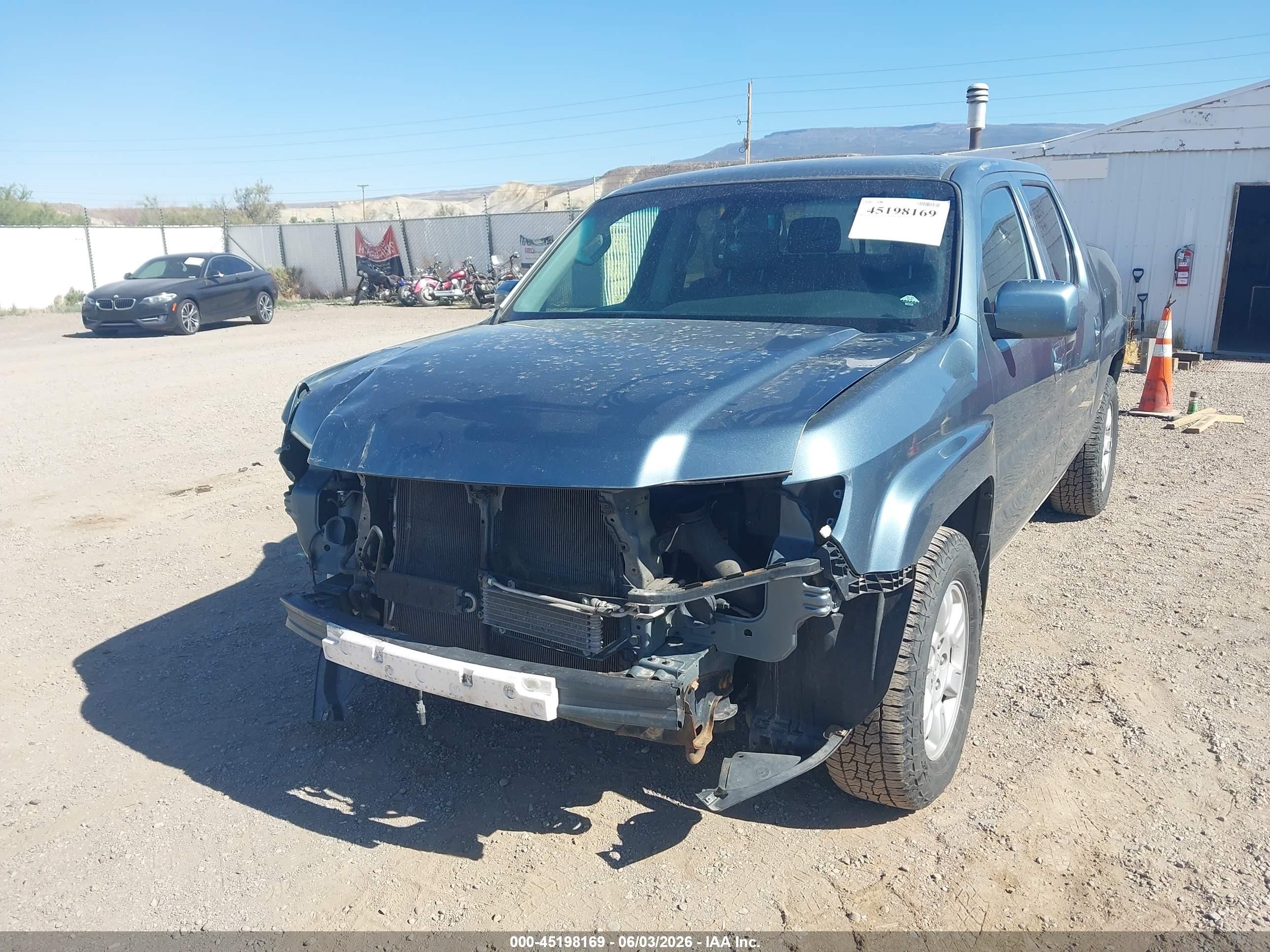2006 Honda Ridgeline Rtl Blue vin: 2HJYK16506H548246