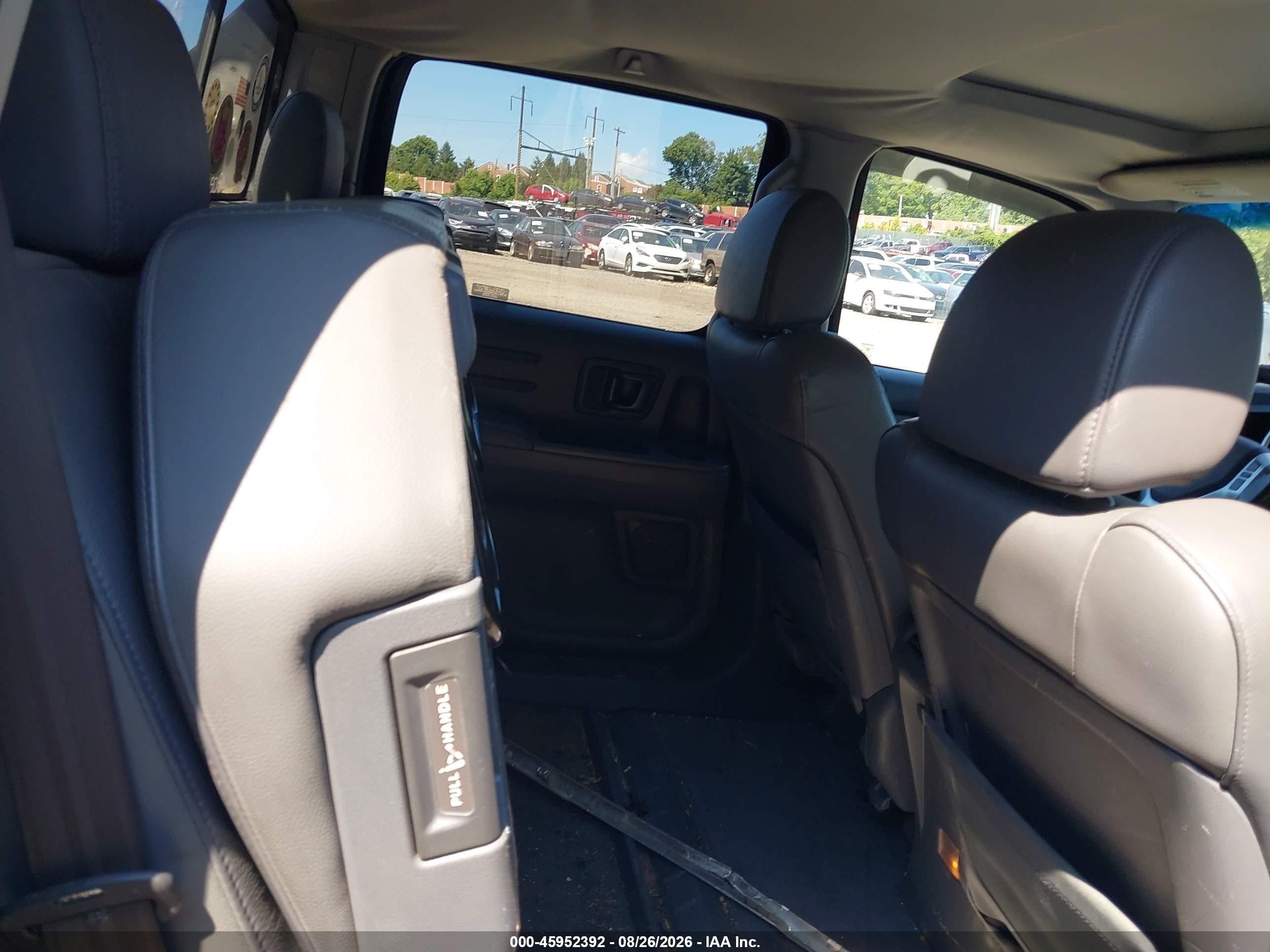 2007 Honda Ridgeline Rtl Черный vin: 2HJYK16507H507729