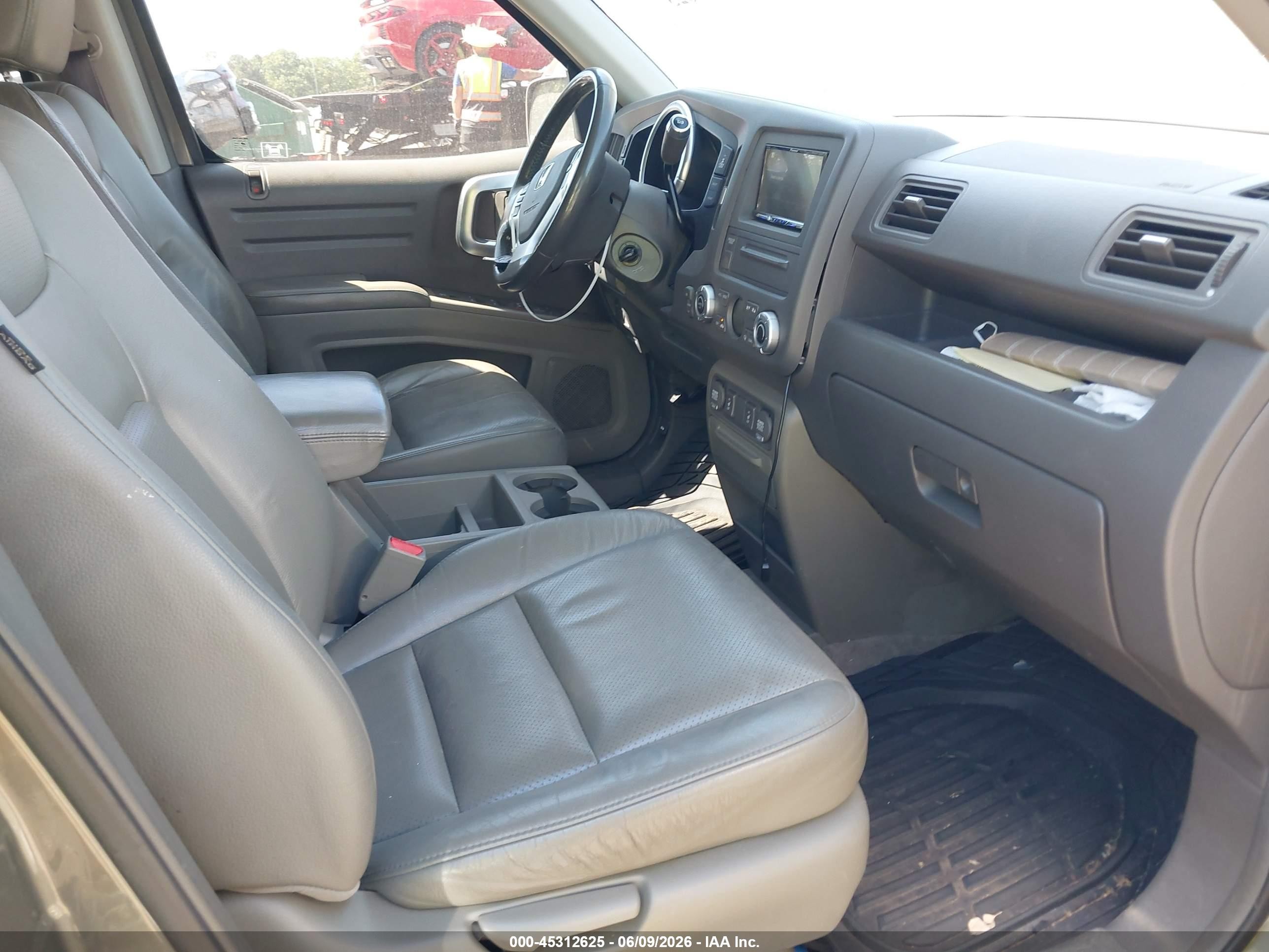 2007 Honda Ridgeline Rtl Beige vin: 2HJYK16507H521453