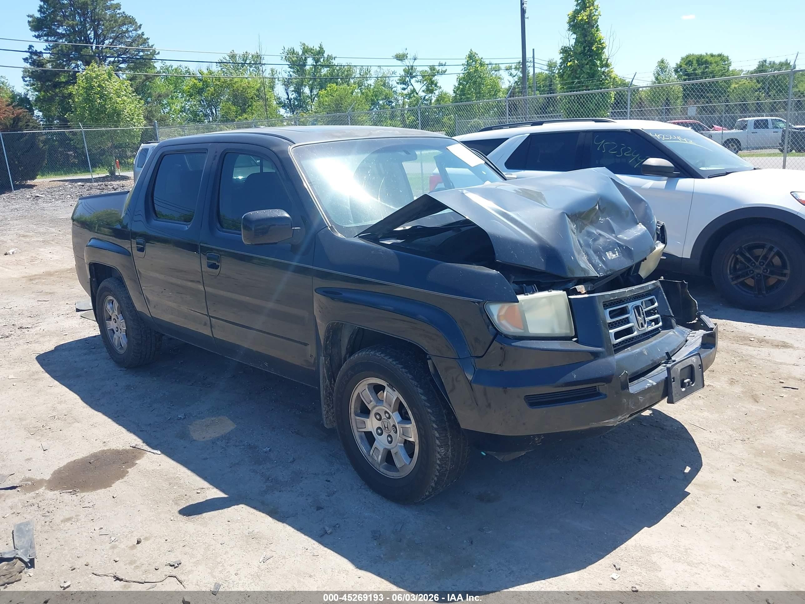 2008 Honda Ridgeline Rtl Black vin: 2HJYK16508H503438