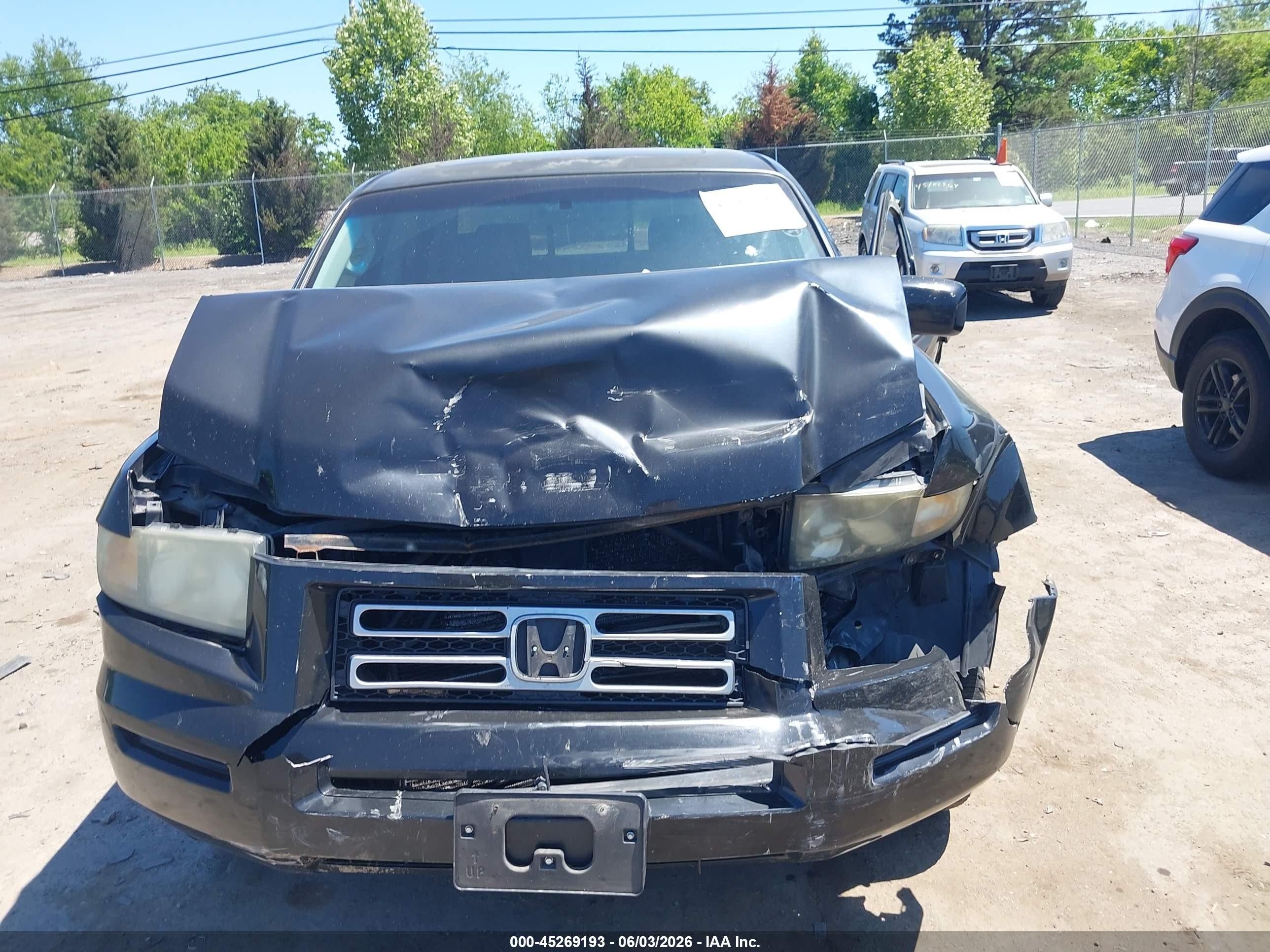2008 Honda Ridgeline Rtl Black vin: 2HJYK16508H503438