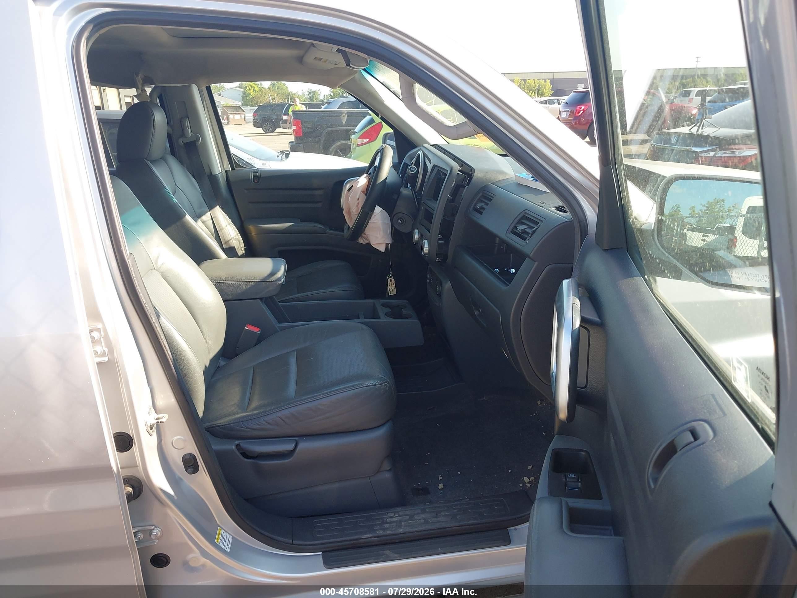 2008 Honda Ridgeline Rtl Silver vin: 2HJYK16508H506310