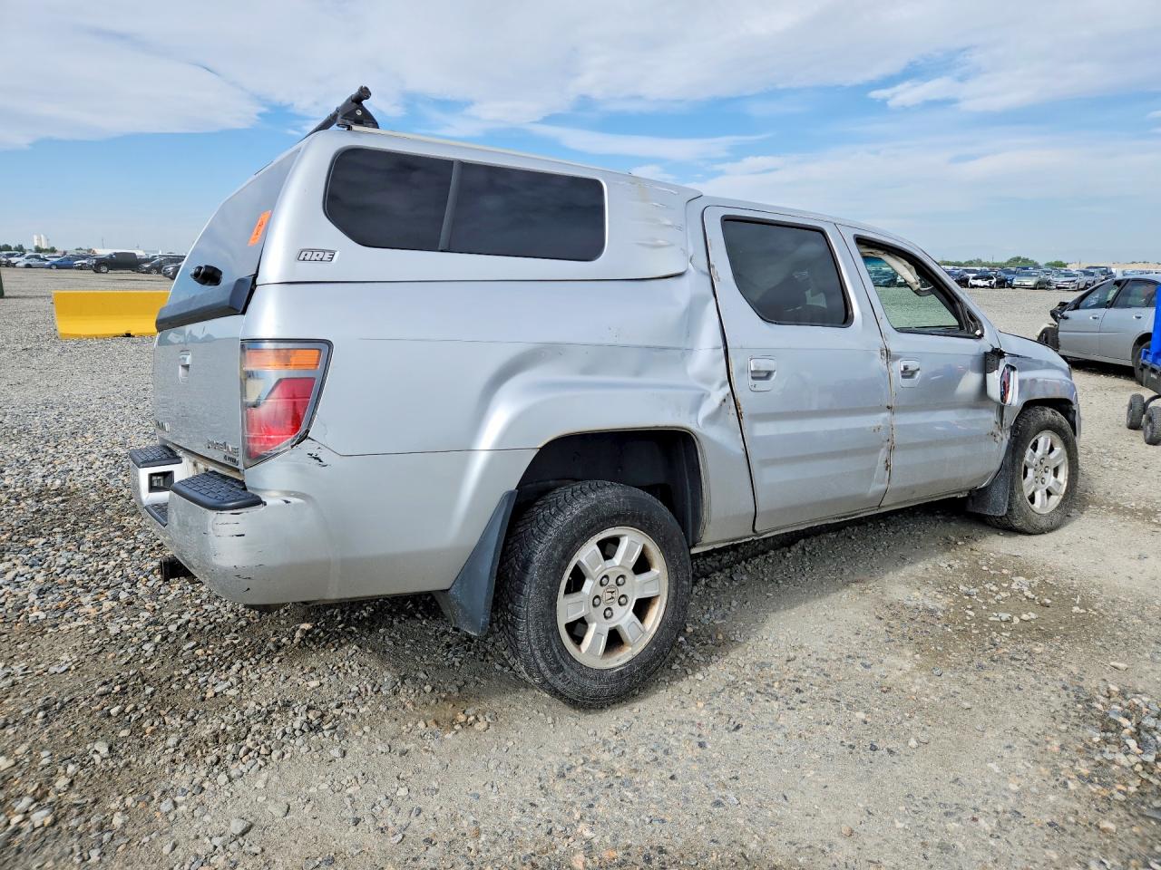 2008 Honda Ridgeline Rtl Silver vin: 2HJYK16508H535452